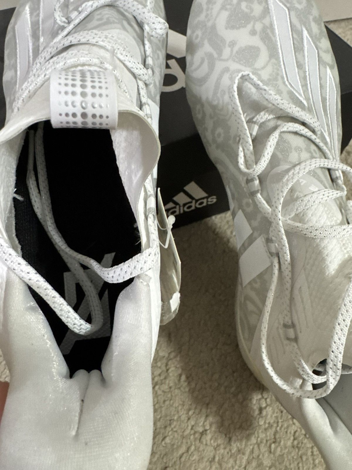 Adidas Adidas Adizero Cleat New Reign Clear Grey Size US 9.5 / EU 42-43 - 5 Thumbnail