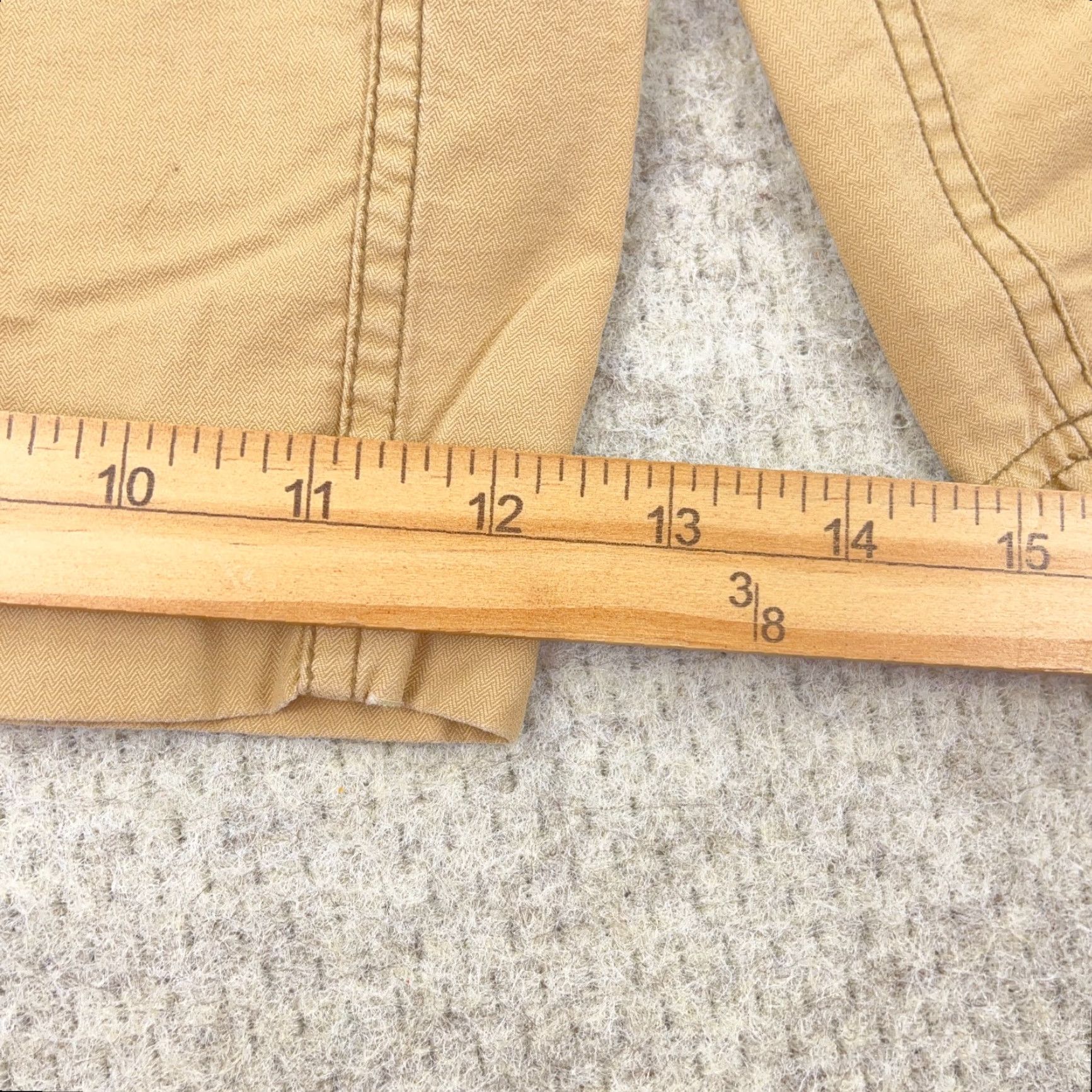 American Eagle Outfitters Vintage Y2K American Eagle Cargo Shorts Men 34 Tan Khaki Tan Baggy Skate Belted Size US 34 / EU 50 - 7 Thumbnail