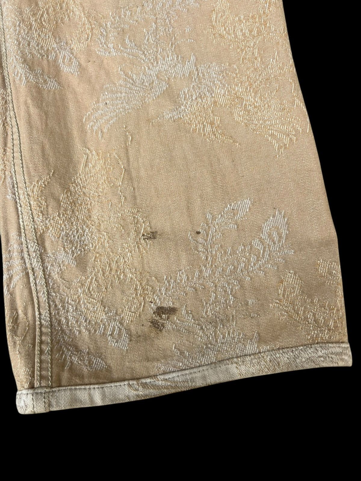 Vintage Dirty Mud Nishiki Oriental Brand Embroidery Denim Jeans Size US 38 / EU 54 - 21 Thumbnail
