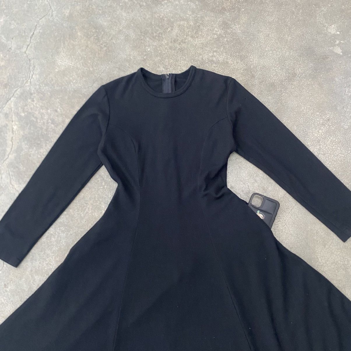 Comme des Garcons ‼️LAST DROP‼️CDG Tricot AD1988 Black Light Wool Flare Dress Size ONE SIZE - 18 Thumbnail