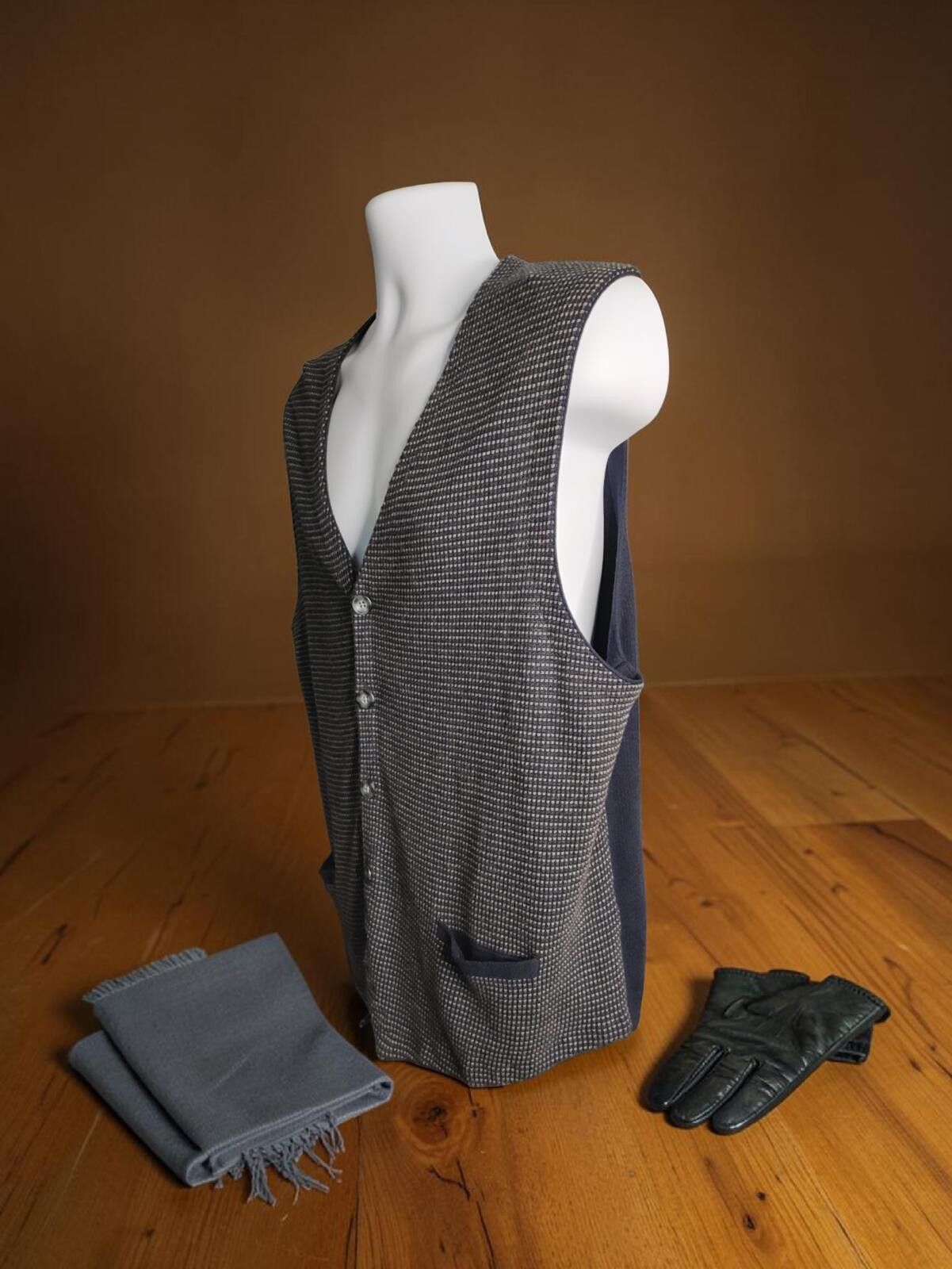 Black Brown 1826 Black & Brown Stylish Grey Vest Size XXL Size US XXL / EU 58 / 5 - 4 Thumbnail