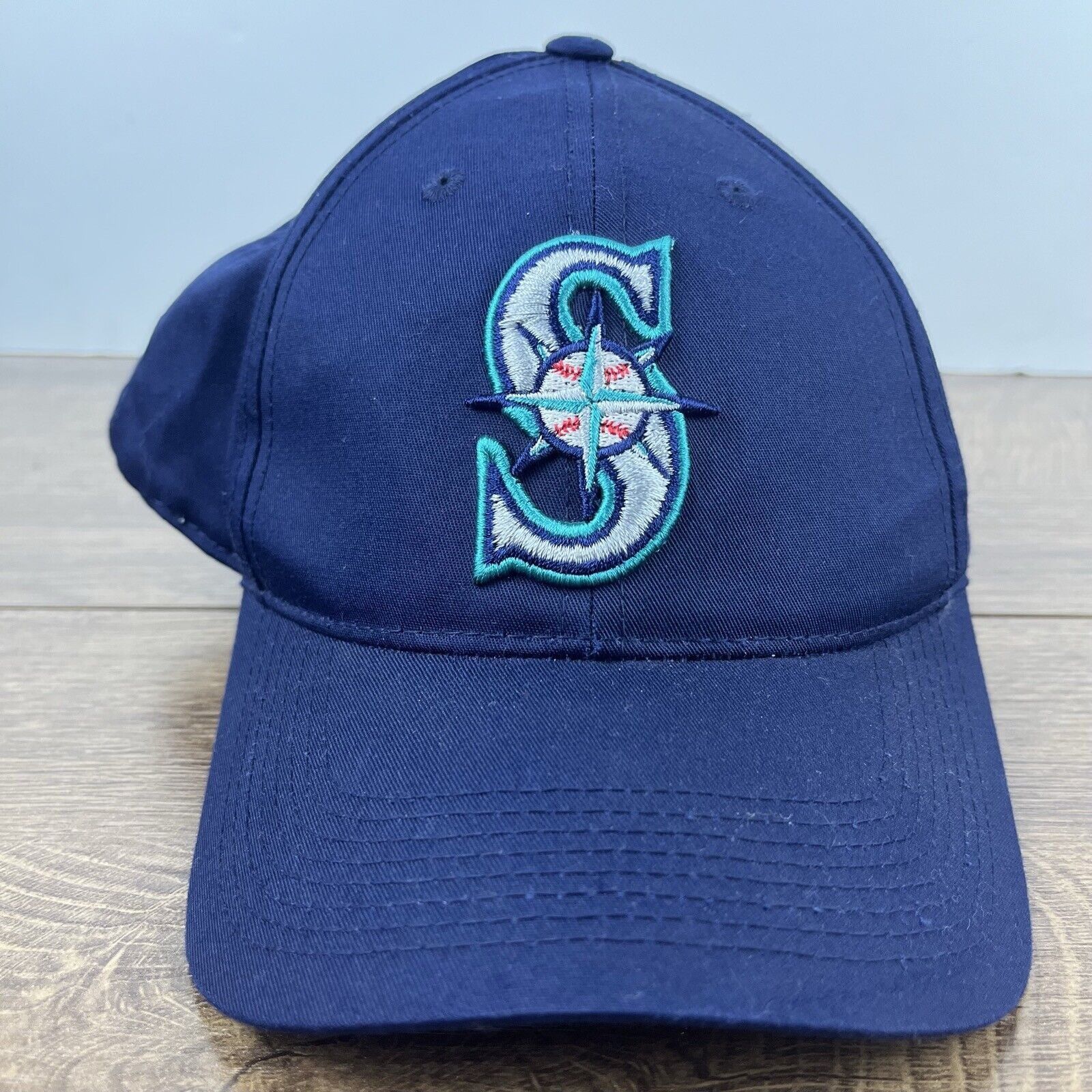 Other Seattle Mariners Snapback Hat Blue Cap Adjustable Blue Adult Size ONE SIZE - 3 Thumbnail