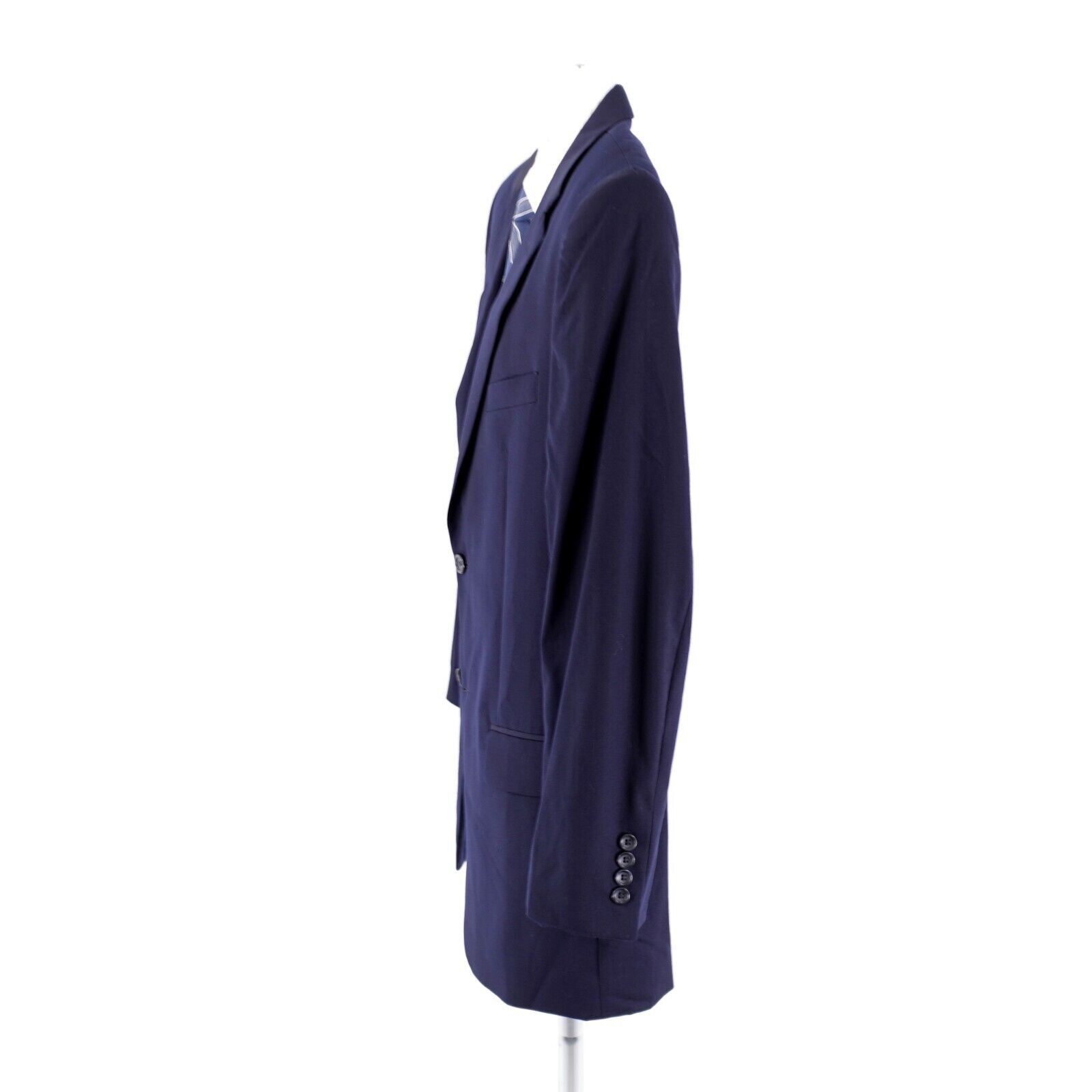 Joseph & Feiss Joseph & Feiss Wool Blue 2 Button Blazer 38L Tagged 43L Has Size 38L - 5 Thumbnail