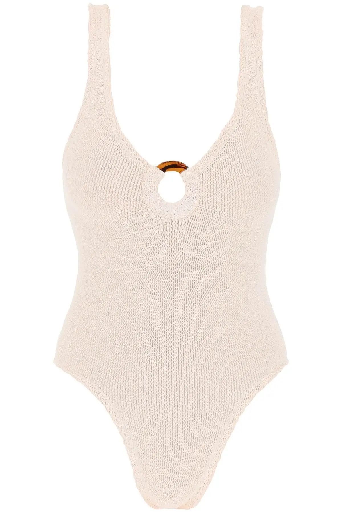 image of Celine O1S22I1N0424 Size-Os One-Piece Swimsuit In Ivory, Women's
