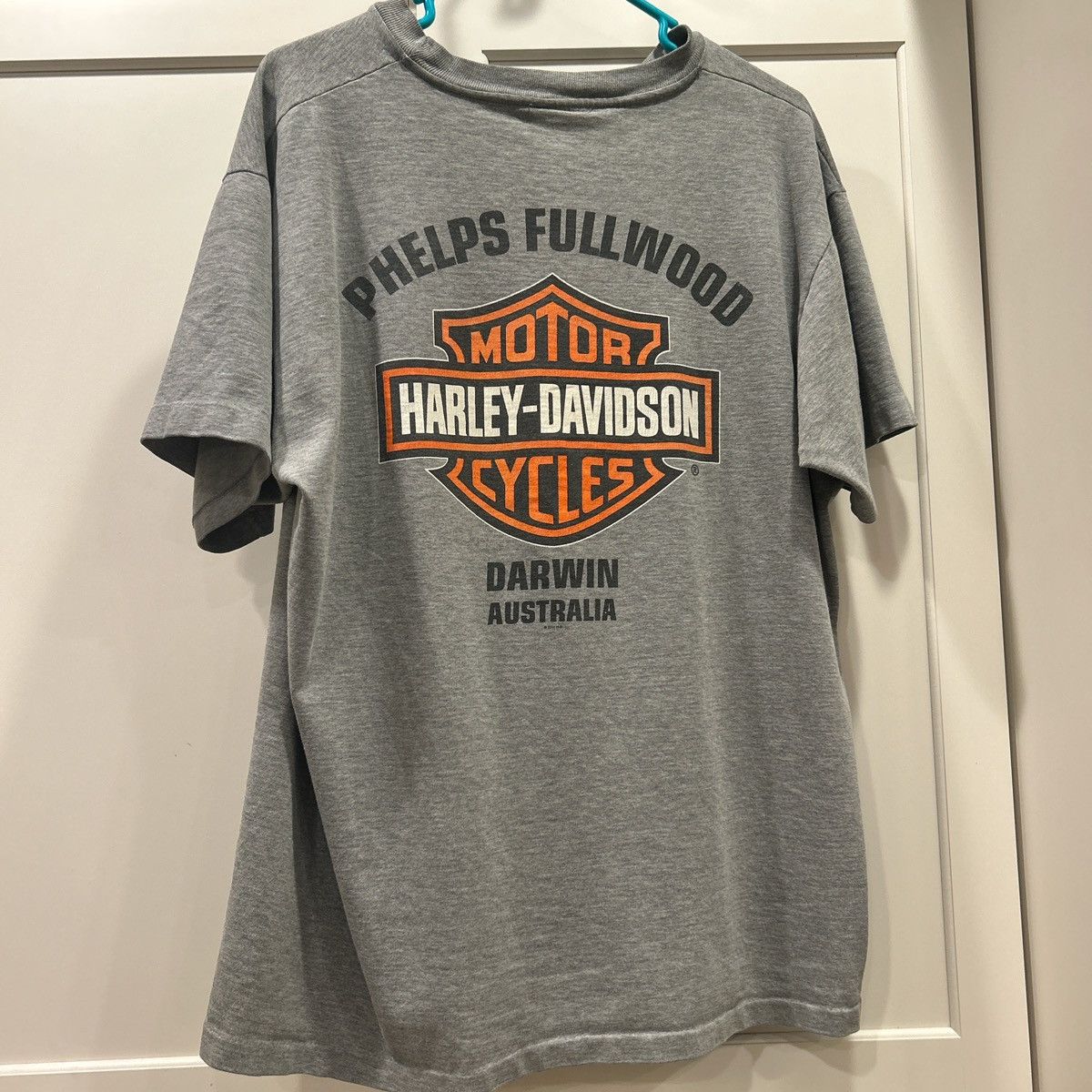 Harley Davidson × Vintage 2001 Harley Davidson Darwin Australia t-shirt Size US XL / EU 56 / 4 - 5 Thumbnail