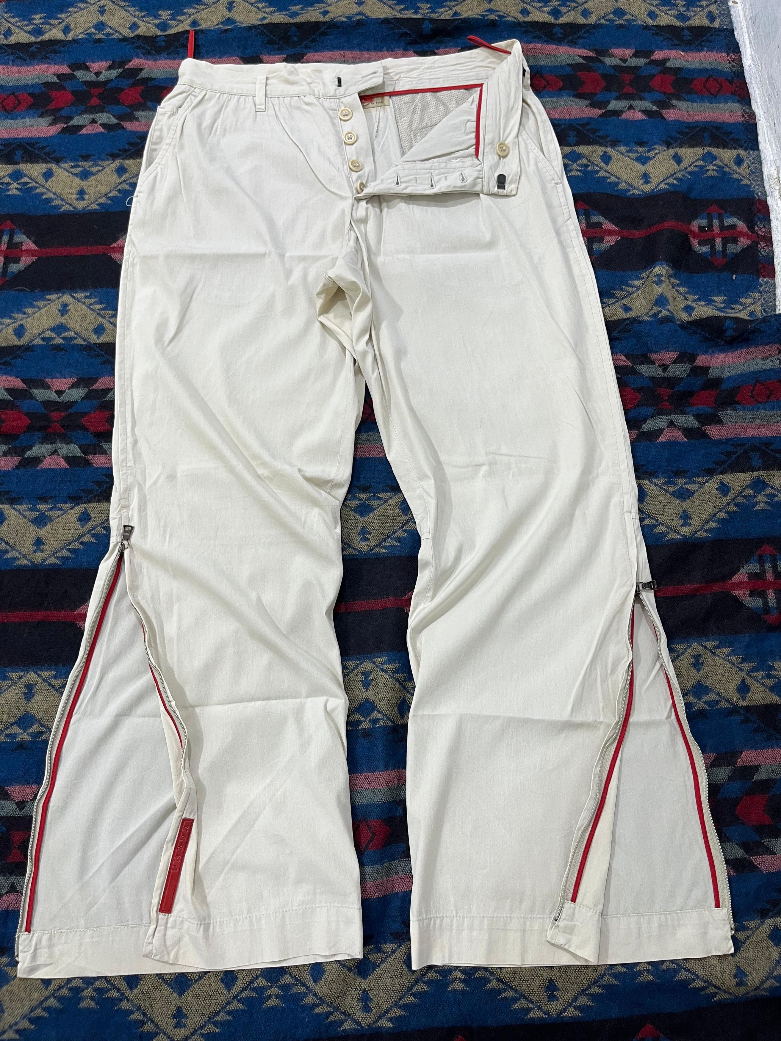 Prada Vintage Prada Sport Side Zip Pants Size US 30 / EU 46 - 4 Thumbnail