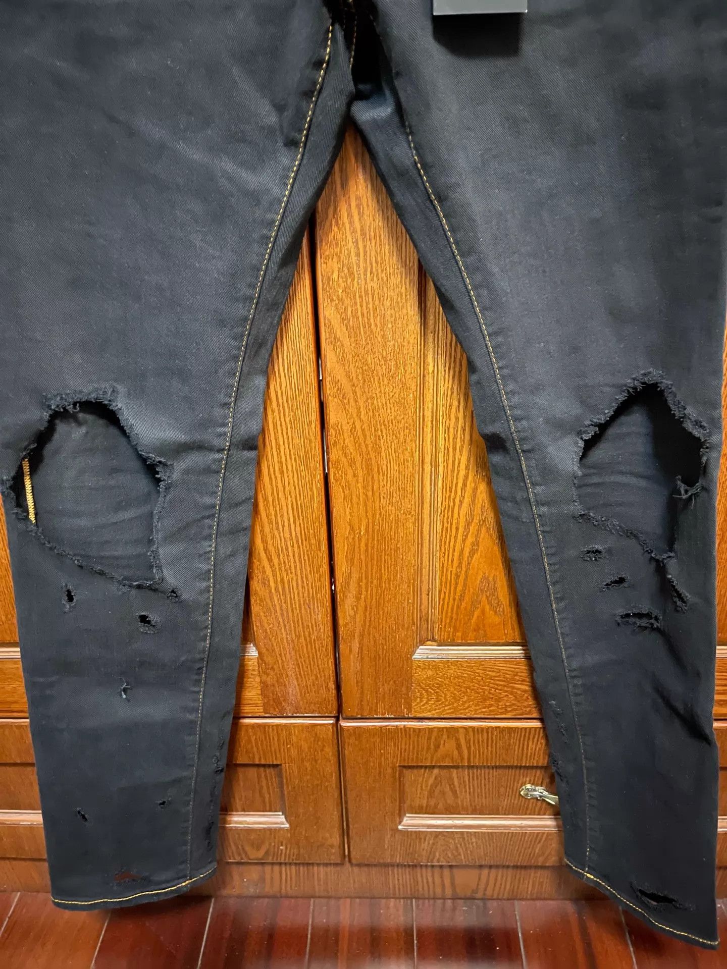 Dsquared2 Dsquared2 D2 Black Knee Rip Cool Guy Jeans 46 Size US 30 / EU 46 - 7 Thumbnail