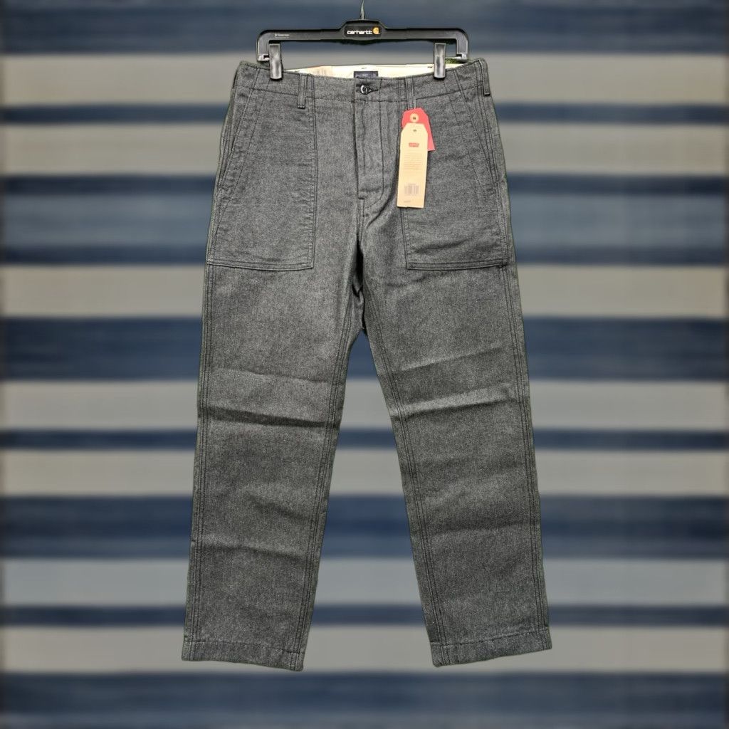 Levi's VINTAGE Levis True Utility Pants Mens 32x30 Dad Military Straight Adjustable Waist NWT Size US 32 / EU 48 - 1 Thumbnail