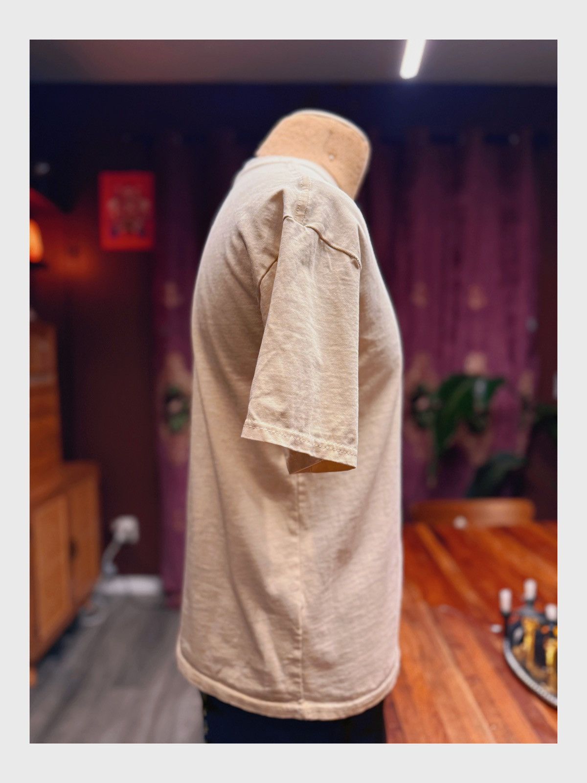 Other Ghostly Abstract Graphic Tee – Beige Unisex T-Shirt Size US M / EU 48-50 / 2 - 5 Thumbnail
