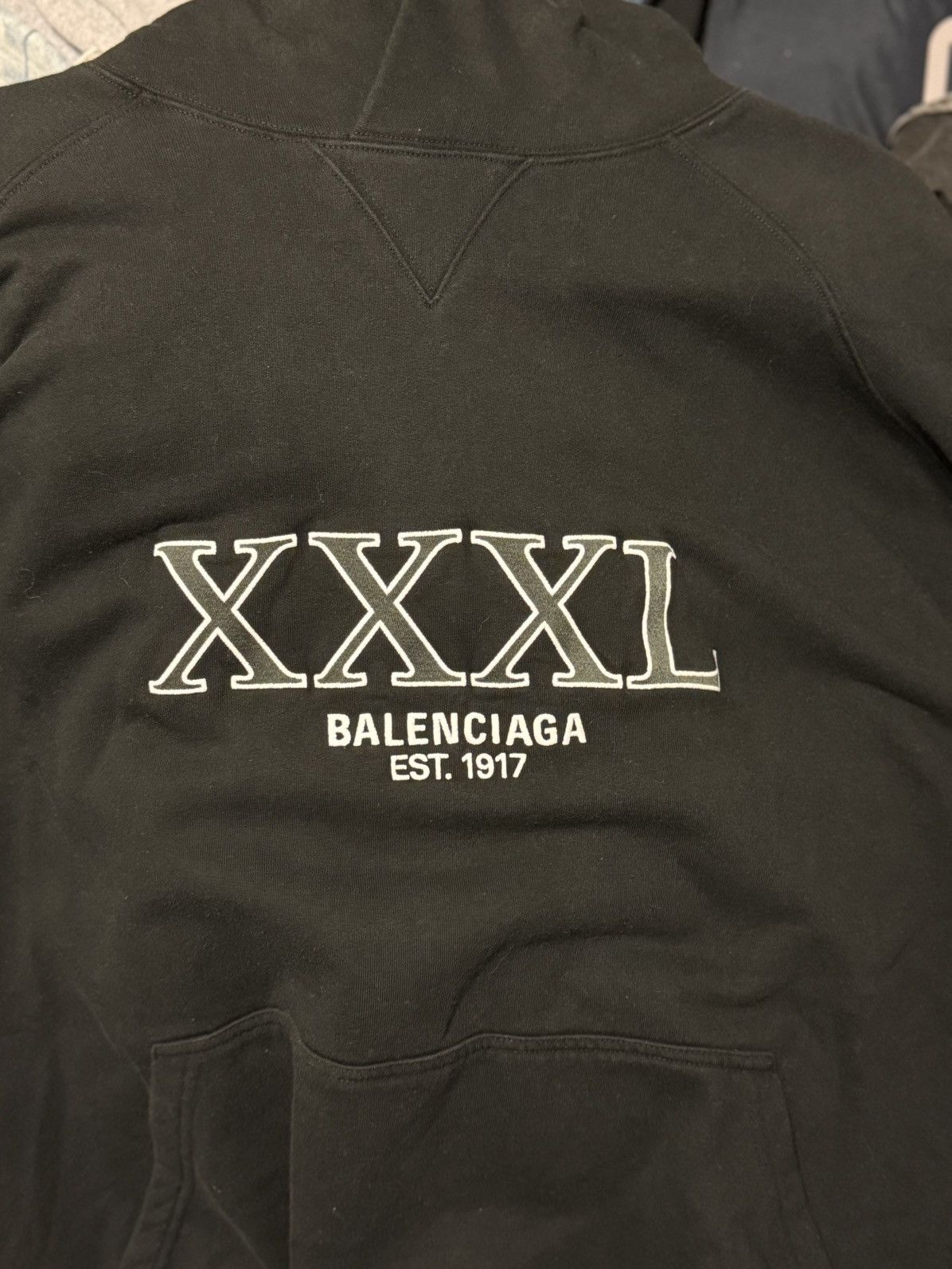 Balenciaga Balenciaga 3XXL Double Layer Hoodie Size US XXL / EU 58 / 5 - 3 Thumbnail