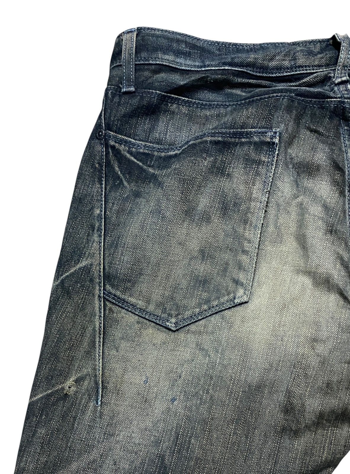Neil Barrett Very Rare Design Vintage Neil Barrett Distressed Jeans 2000s Size US 34 / EU 50 - 5 Thumbnail