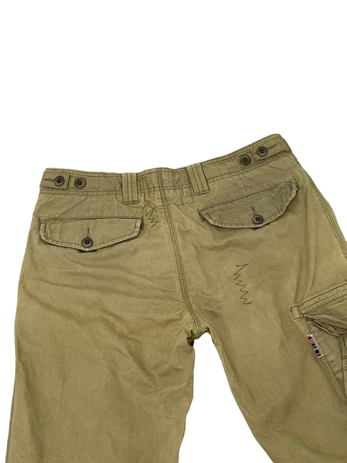 Japanese Brand Loose Cargo 291295 Homme Multi Pockets Boro 6🟦7 Size US 34 / EU 50 - 17 Thumbnail