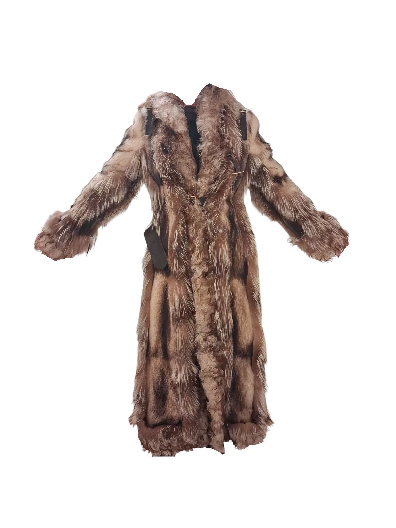 Dolce & Gabbana F/W 2001 RUNWAY POLECAT FUR CALF LENGTH COAT Size S / US 4 / IT 40 - 5 Thumbnail