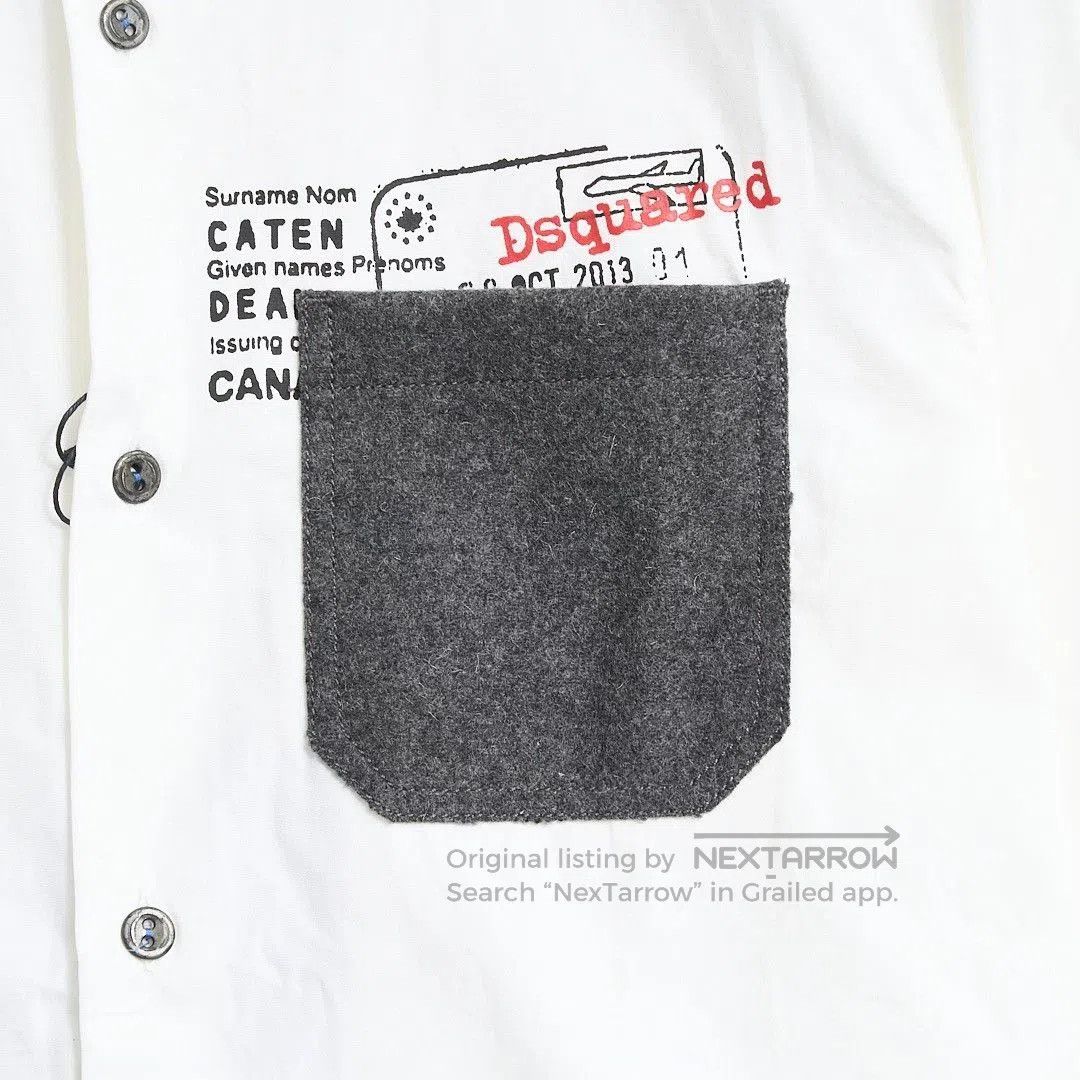 Dsquared2 Dsquared2 Men's Letter Print Shirt. Size US S / EU 44-46 / 1 - 5 Thumbnail