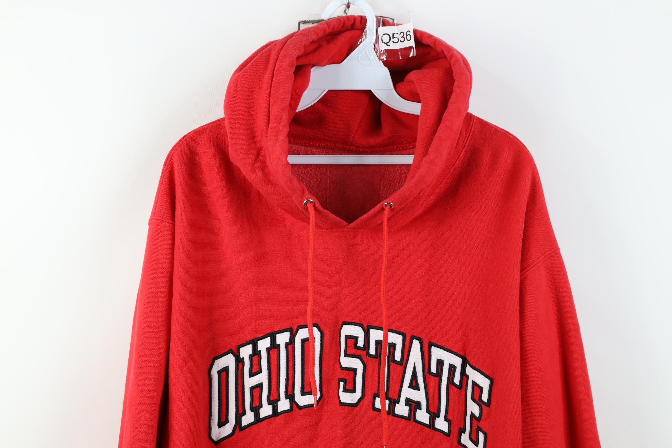 Vintage Vintage 90s Y2K Reverse Weave Ohio State University Hoodie Size US XL / EU 56 / 4 - 2 Thumbnail