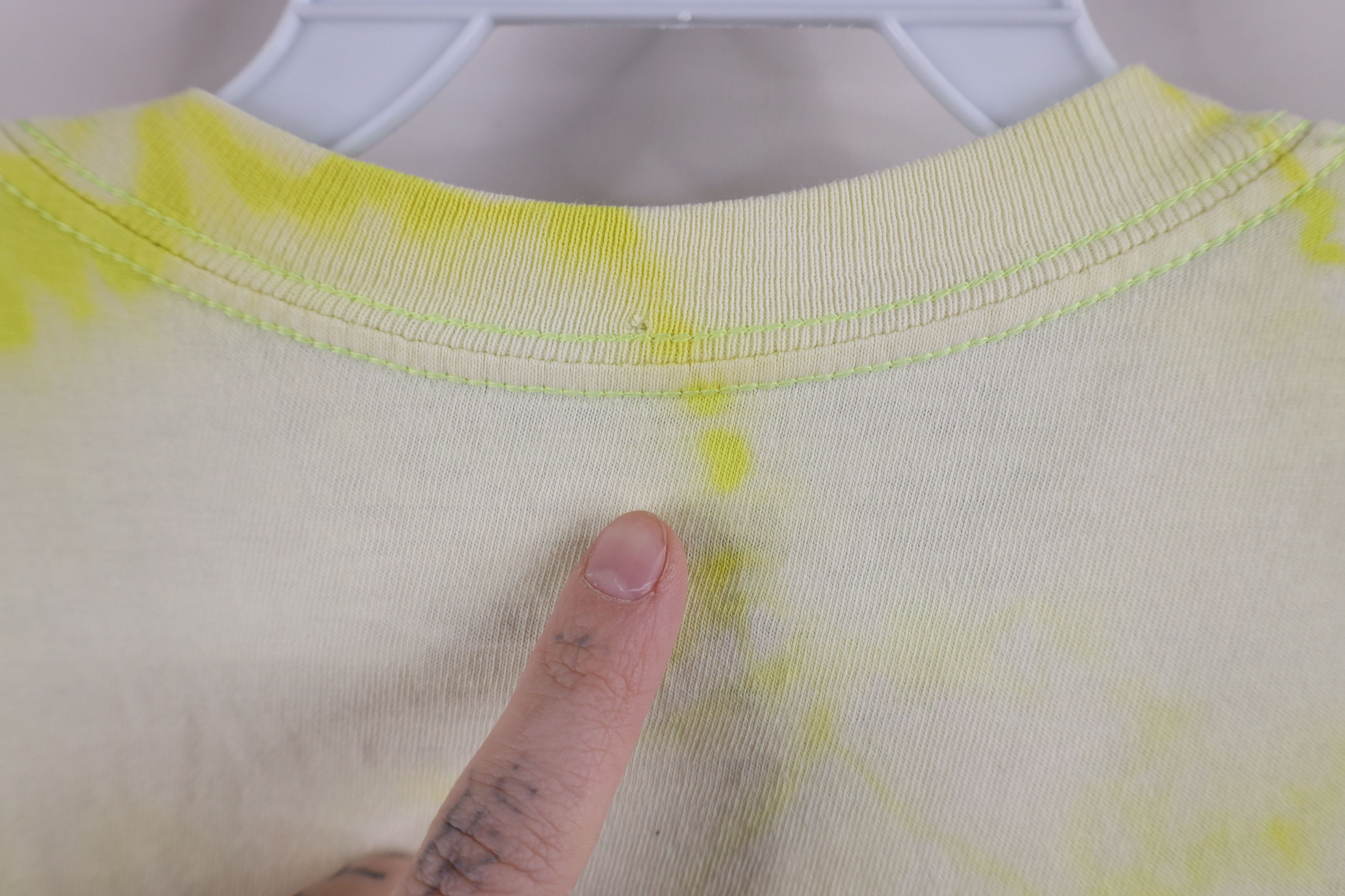 Nike × Vintage Vintage Y2K Nike Spell Out Geometric Acid Wash T-Shirt Size US M / EU 48-50 / 2 - 9 Thumbnail