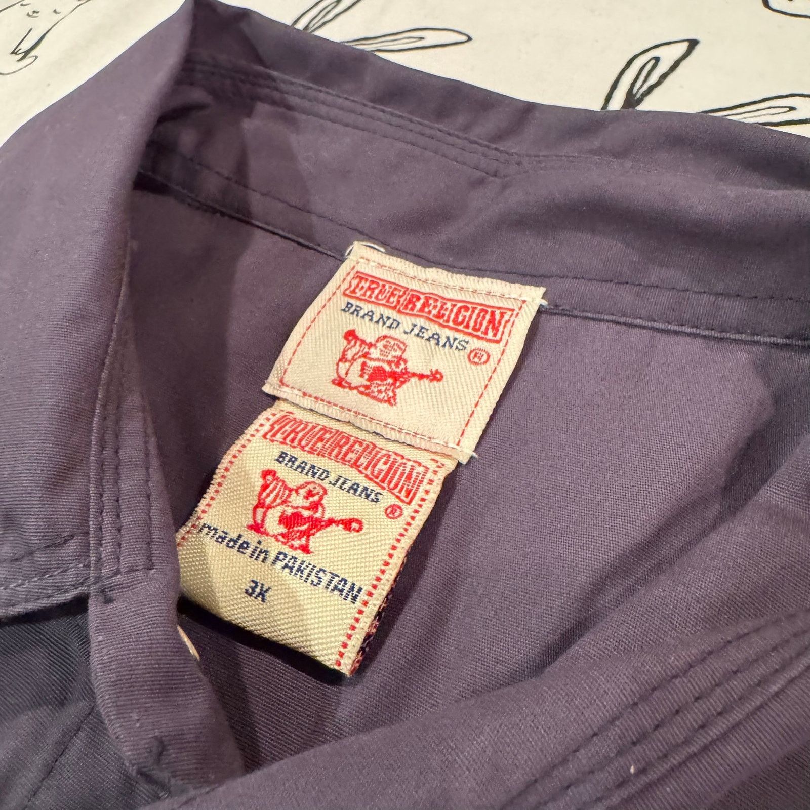 True Religion Women's True Religion Pearl Snap Shirt Size 3XL / US 20-22 - 2 Thumbnail