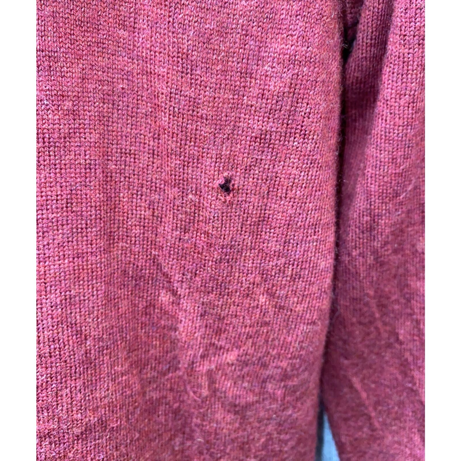 UNTUCKit UNTUCKit Men's Sweater 1/2 Zip Pullover Wool Red Size M Size US M / EU 48-50 / 2 - 3 Thumbnail