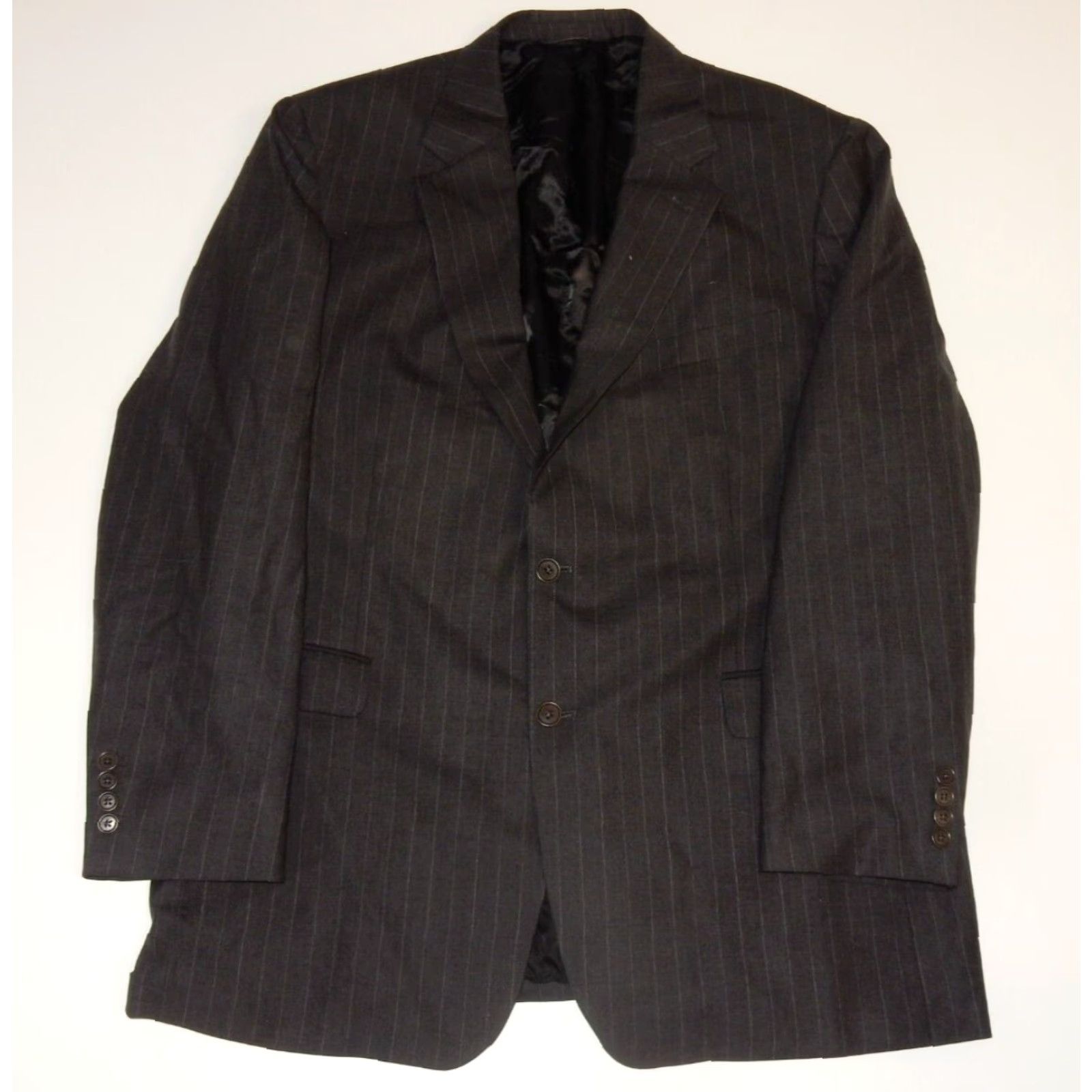 Brooks Brothers VINTAGE Brooks Brothers Men's Suit 2 Piece Gray Wool 45L Regular Pants 36x32 Mens Size 48R - 2 Thumbnail