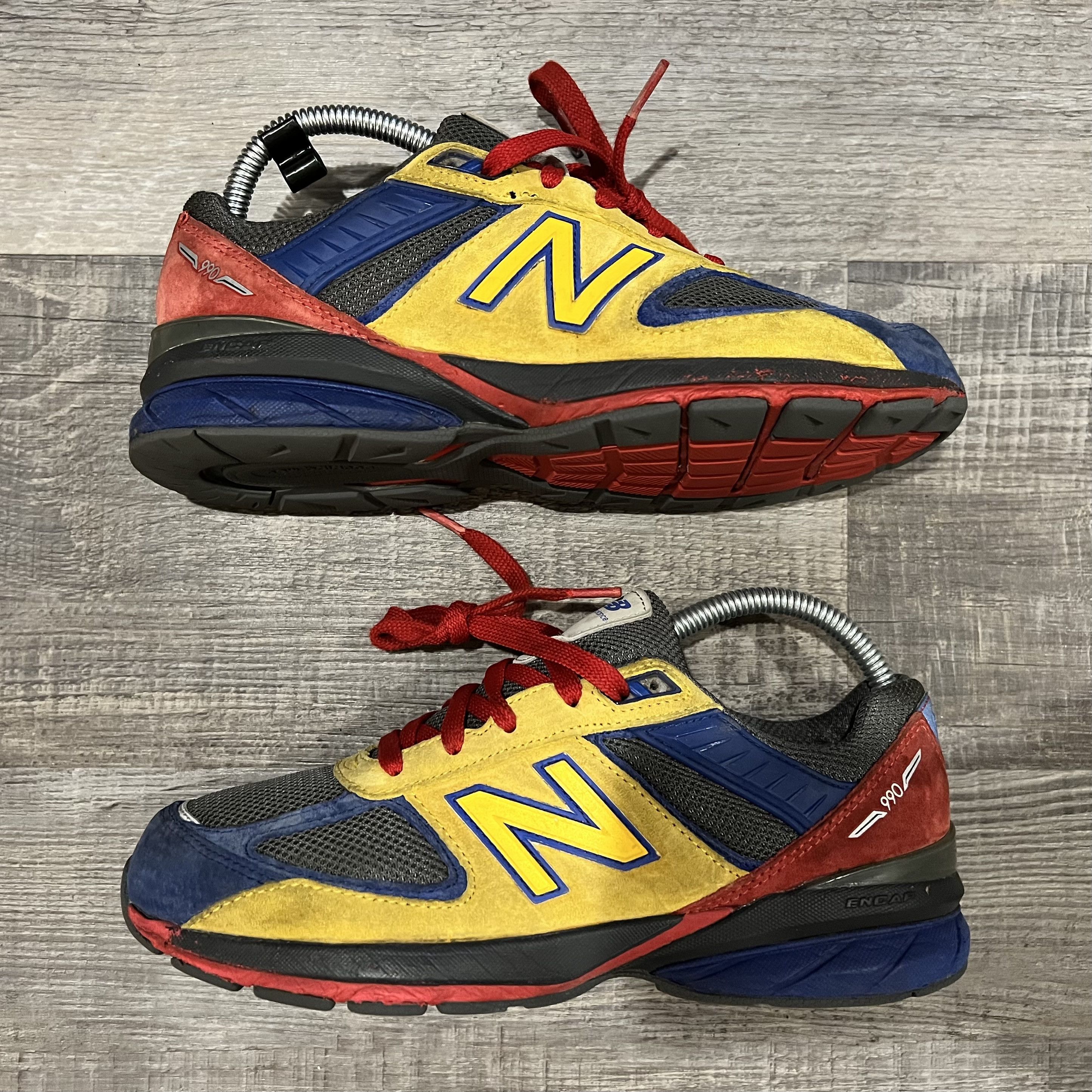 New Balance × Vintage NEW BALANCE • 990v5 "EAT" (5.5M) Size US 5.5 / EU 38 - 3 Thumbnail