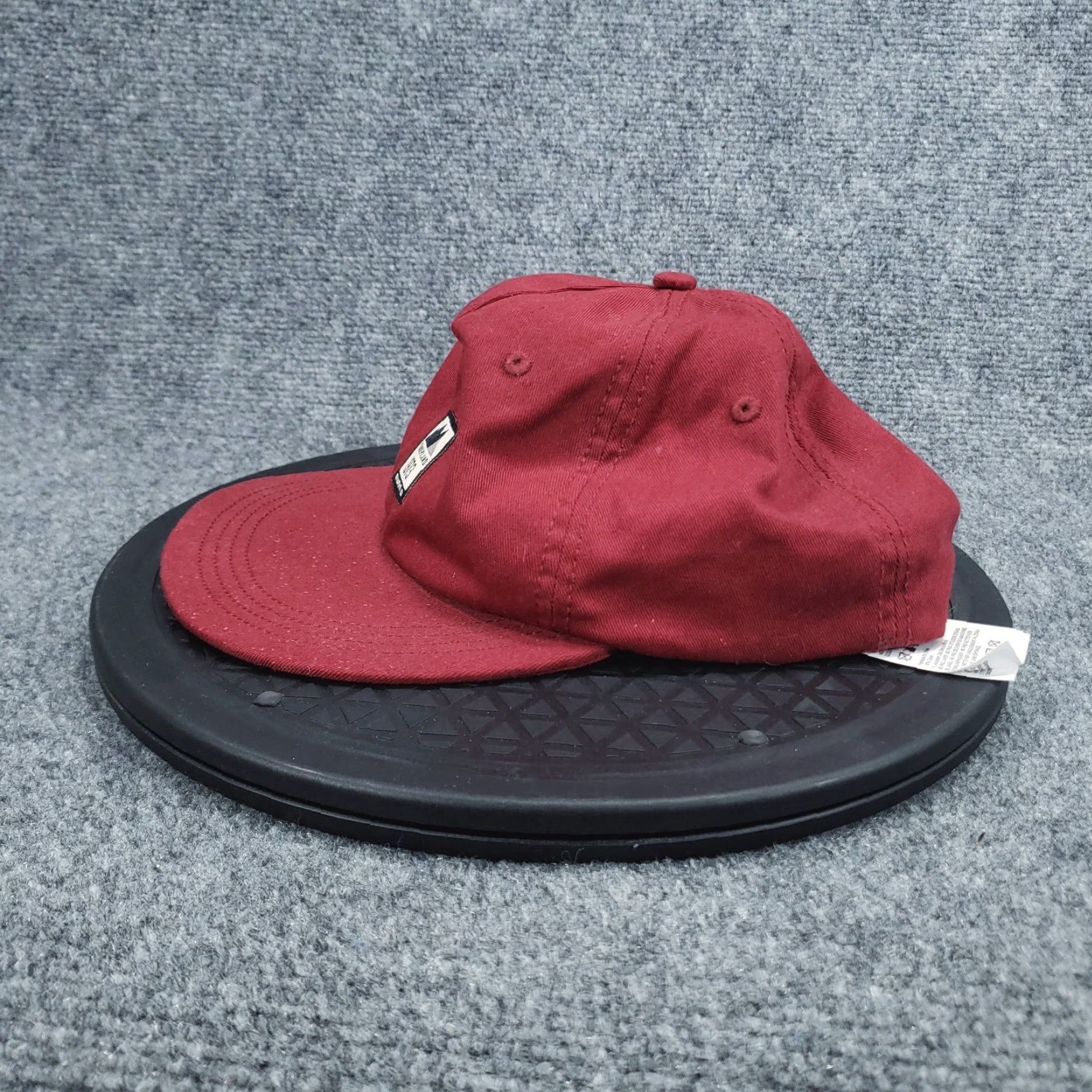 Timberland Timberland Cap Mens One Size Red Snapback Flat Brim Outdoor Hat Size ONE SIZE - 2 Thumbnail