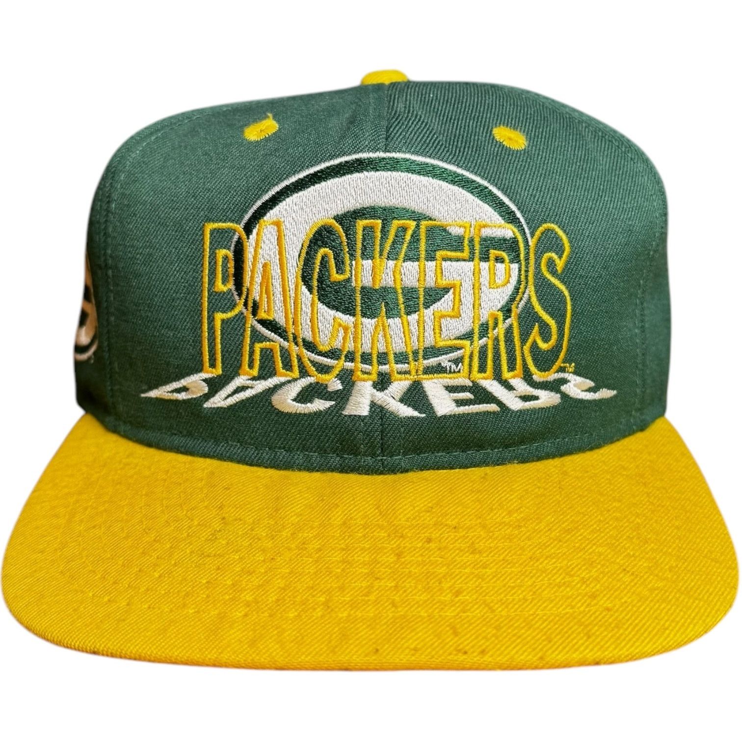 Vintage Vintage Green Bay Packers Snapback Hat Size ONE SIZE - 1 Thumbnail
