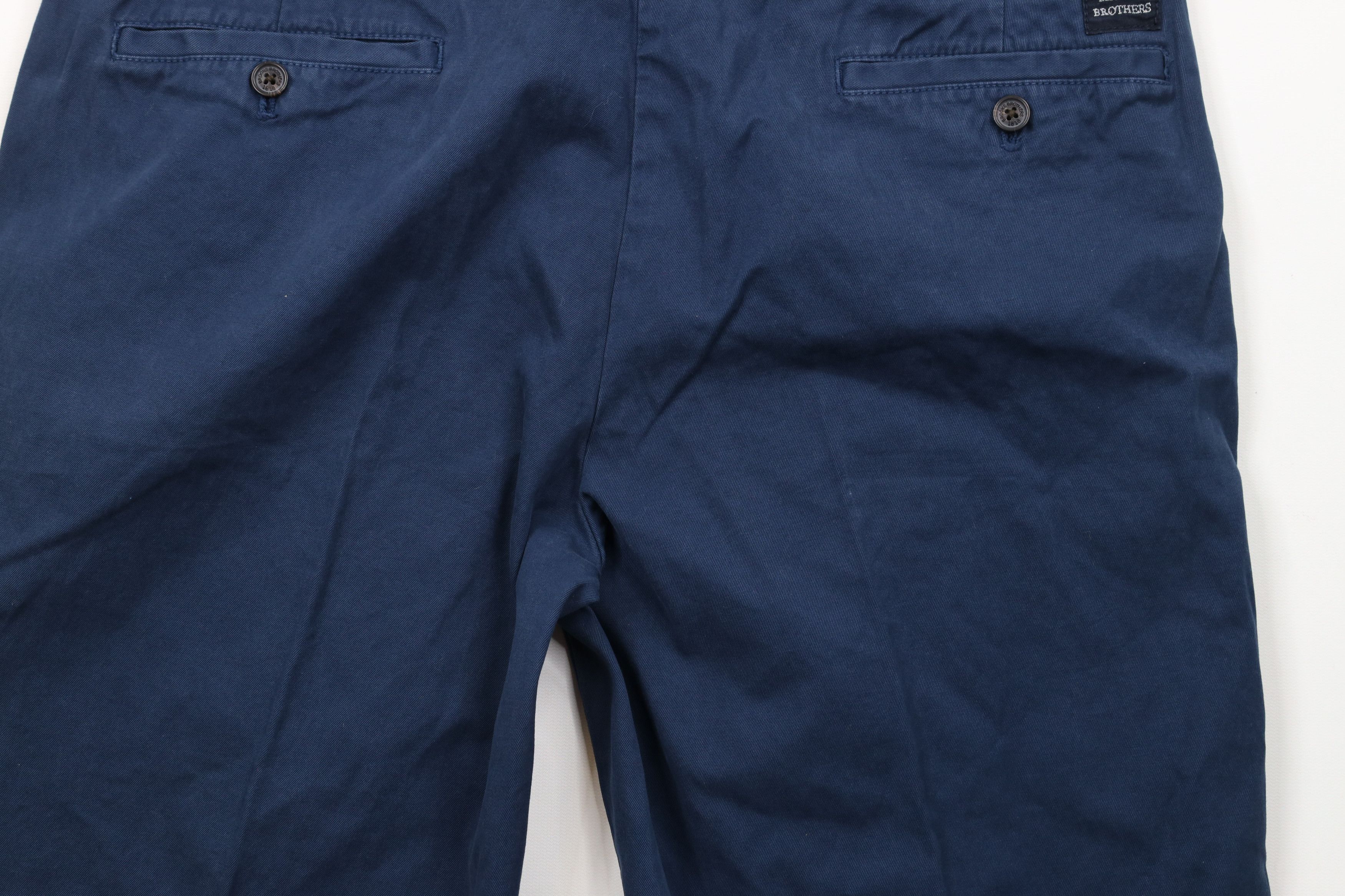 Brooks Brothers × Vintage Vintage Brooks Brothers Bermuda Chino Shorts Blue Cotton Size US 34 / EU 50 - 10 Thumbnail
