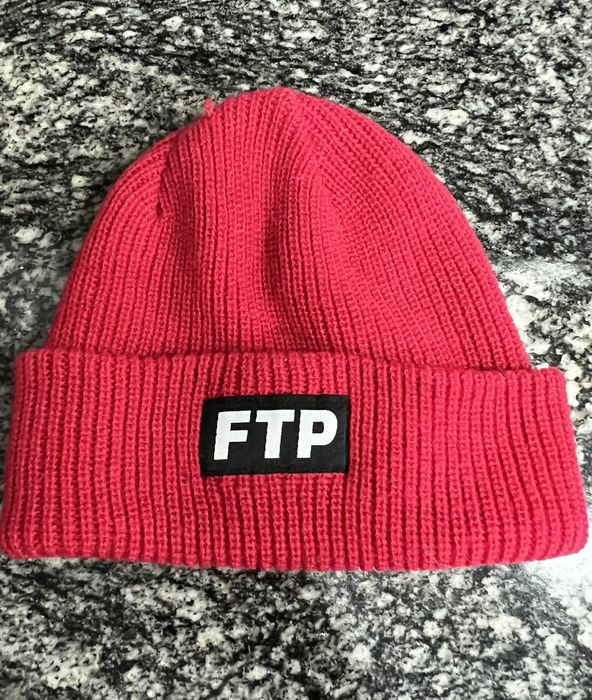 ニット帽/ビーニーFUCK THE POPULATION FTP LOGO BEANIE CAP - urtrs.ba