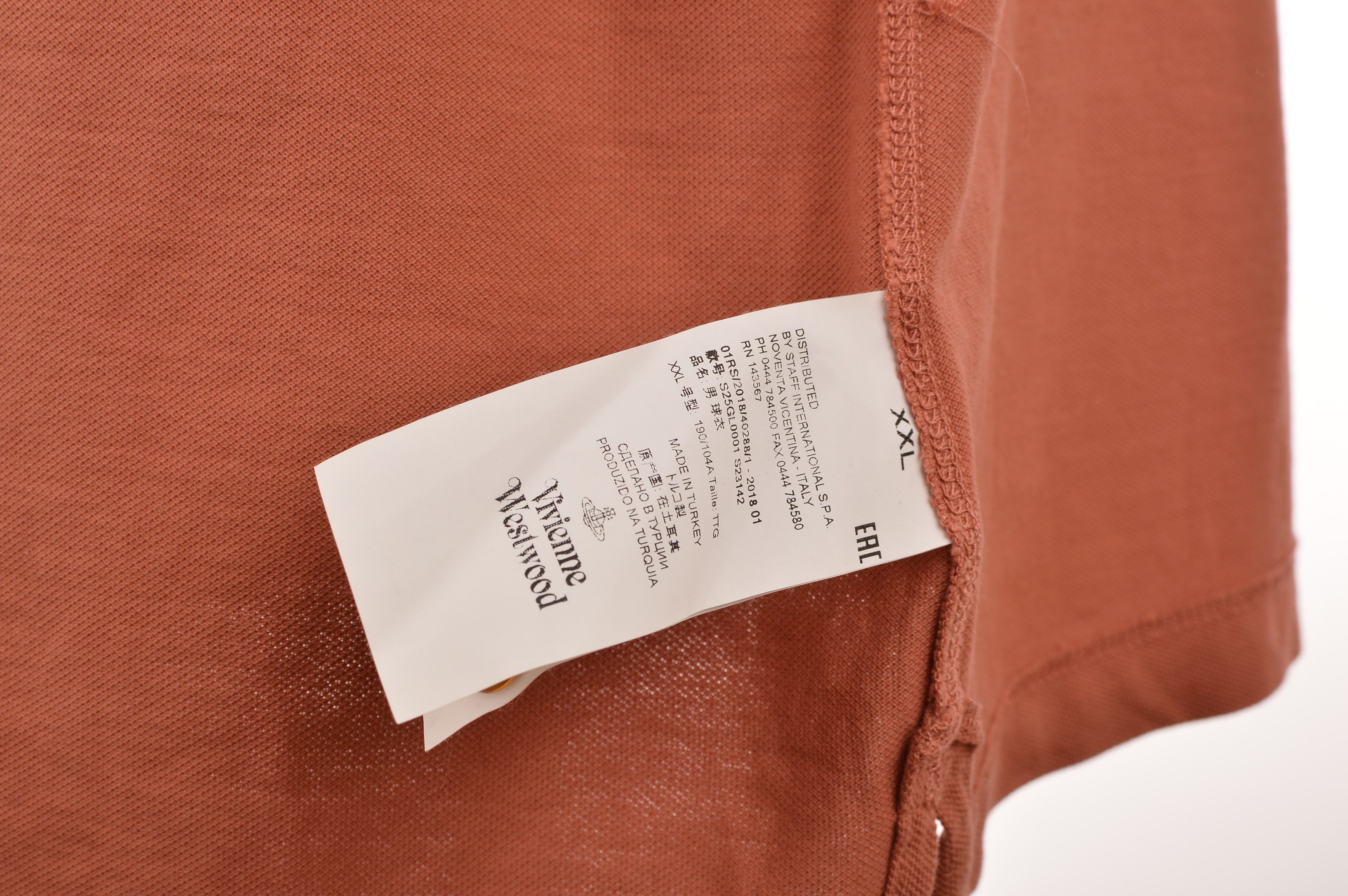 Vivienne Westwood Vivienne Westwood Premium Orb Logo Polo Shirt Size US XXL / EU 58 / 5 - 8 Thumbnail