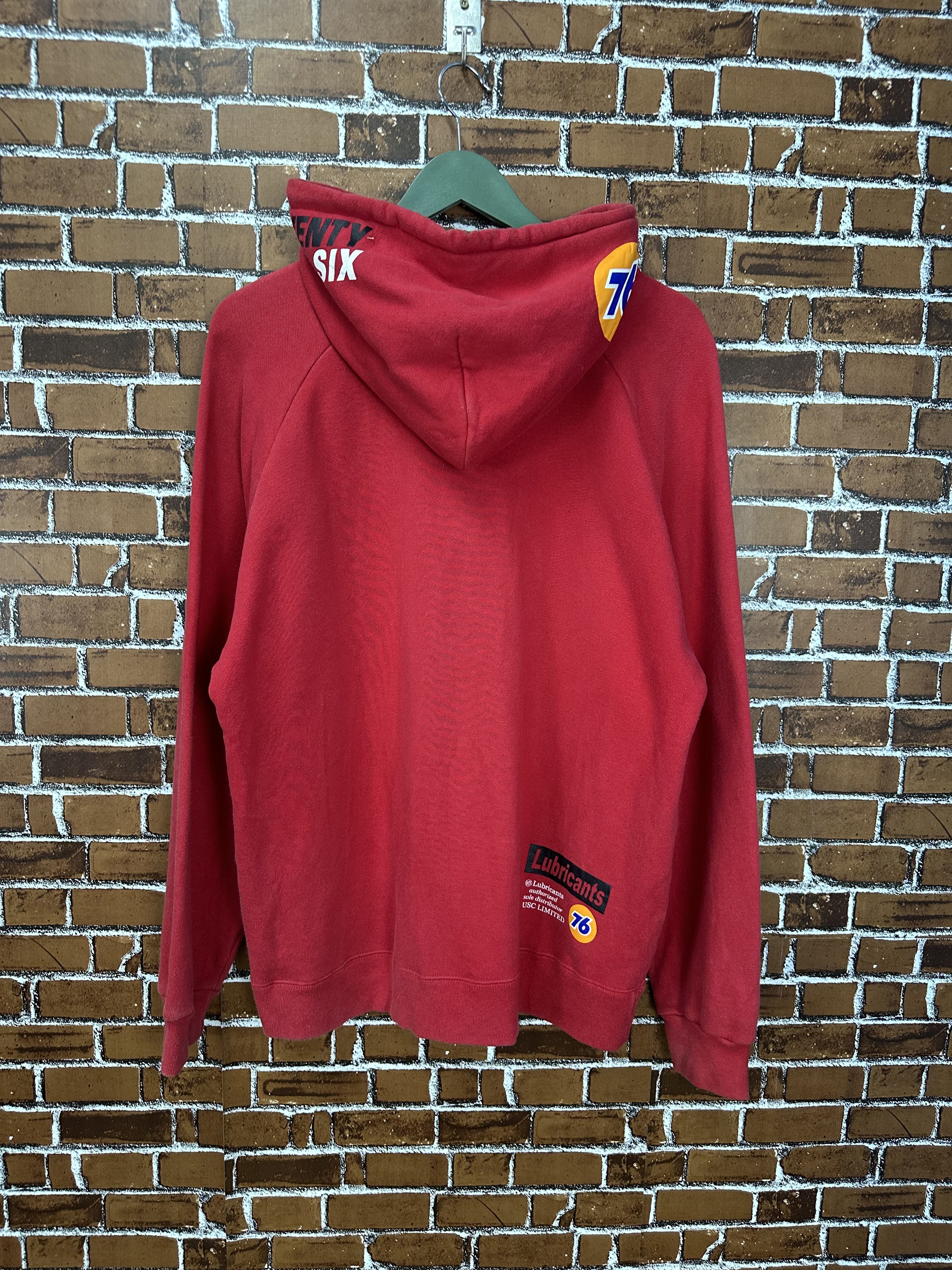 YELLOW CORN Vintage Union 76 Lubricant Yellow Corn Hoodie Z499 Size US L / EU 52-54 / 3 - 8 Thumbnail
