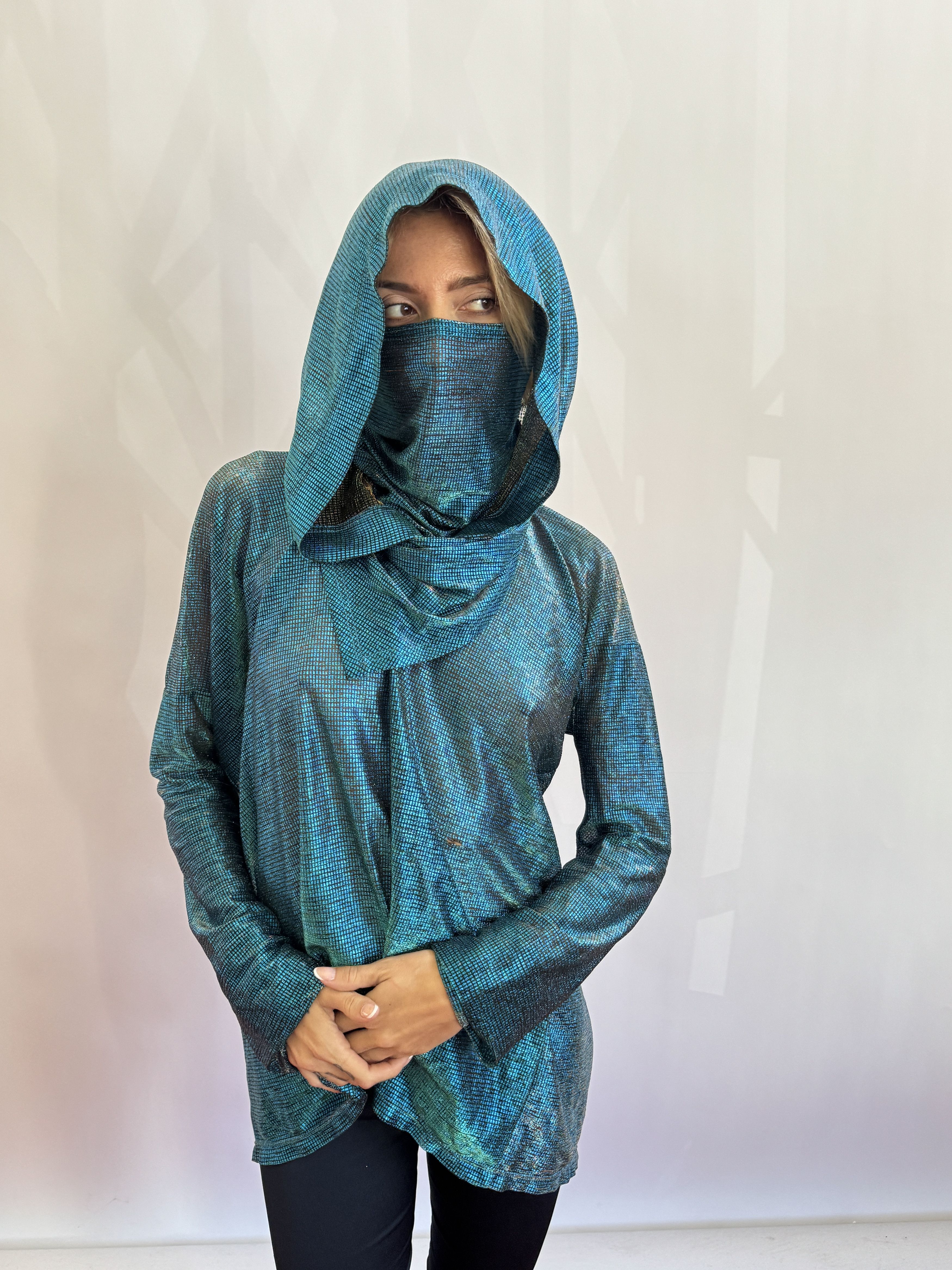 Vivienne Westwood 2018 Metallic Fiber Andreas Kronthaler Iridescent Hoodie Size US M / EU 48-50 / 2 - 1 Thumbnail