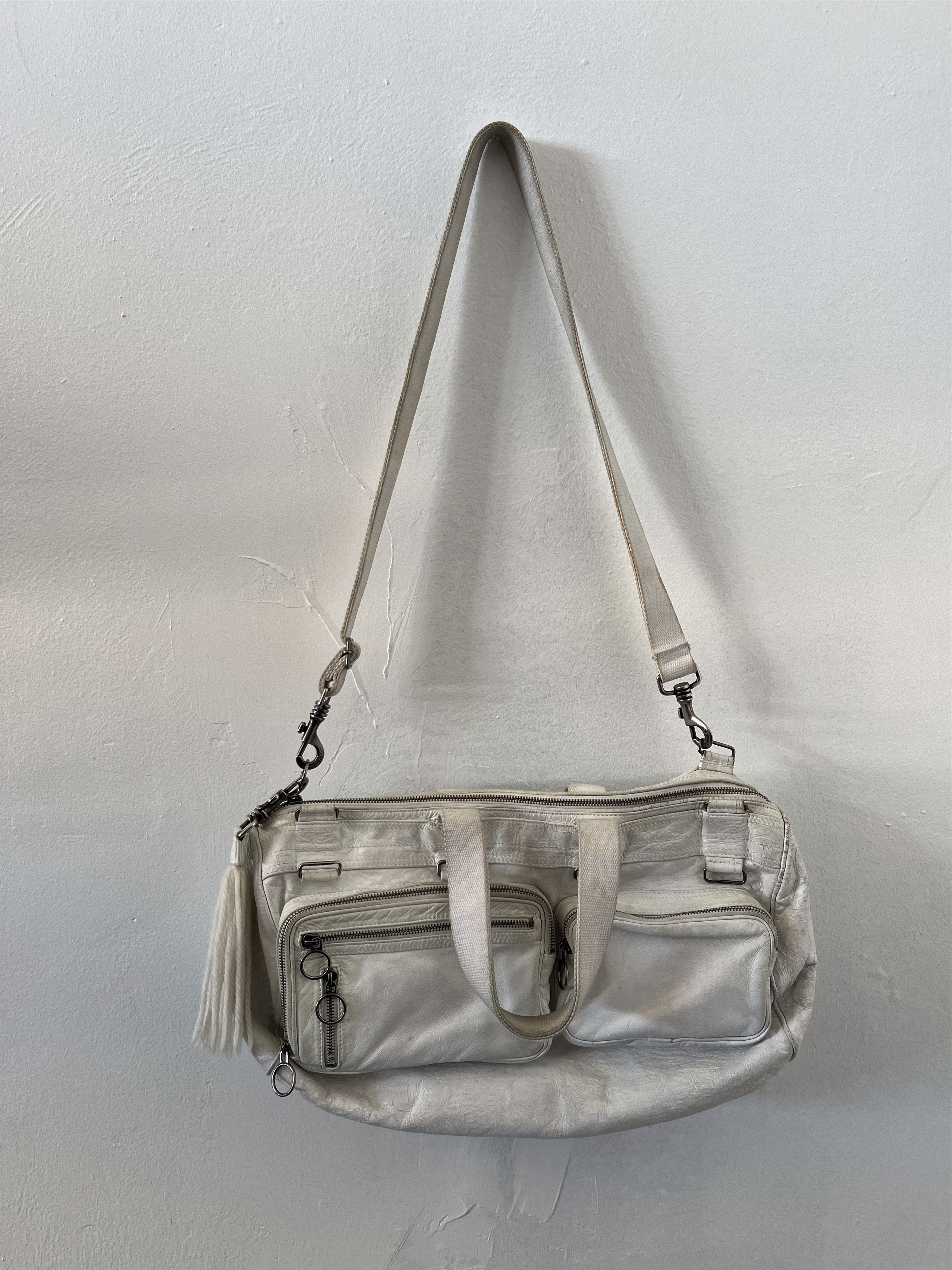 Dior AW06 Dior Homme Leather Deville Duffel Bag | Grailed