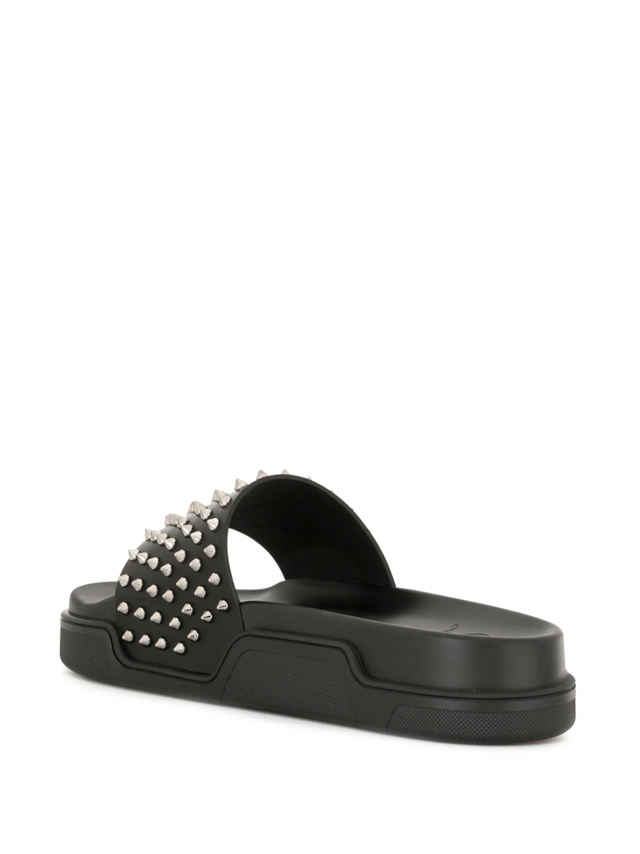 Christian Louboutin o1s1wg110225 Slides in Black Size US 9 / EU 42 - 4 Thumbnail