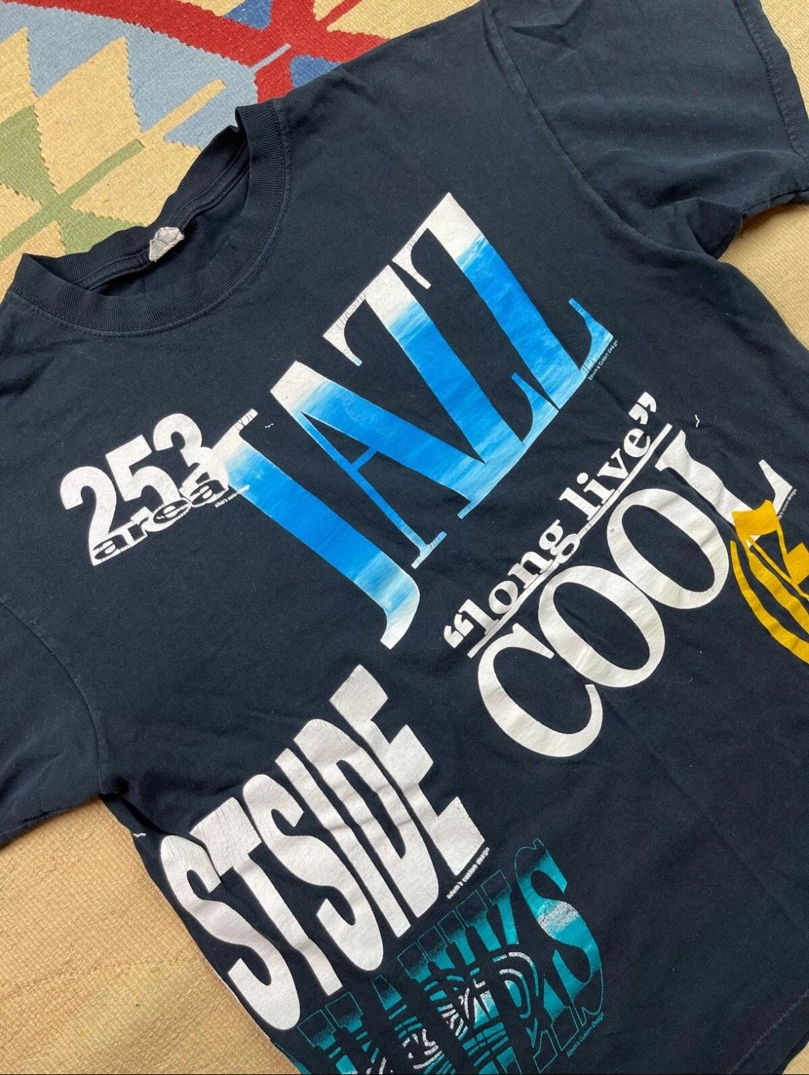 Vintage Experimental Test Print Tee – Jazz Seattle Graphic Collision Size US L / EU 52-54 / 3 - 3 Thumbnail