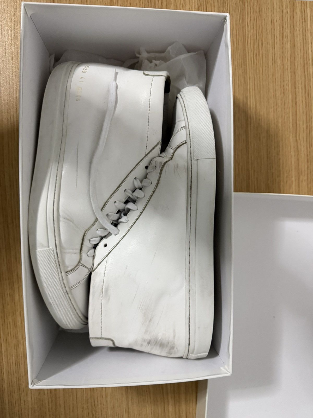 Common Projects WHITE COMMON PROJECTS ACHILLES US 8 41 high LUXARY SNEAKER Size US 8 / EU 41 - 10 Thumbnail