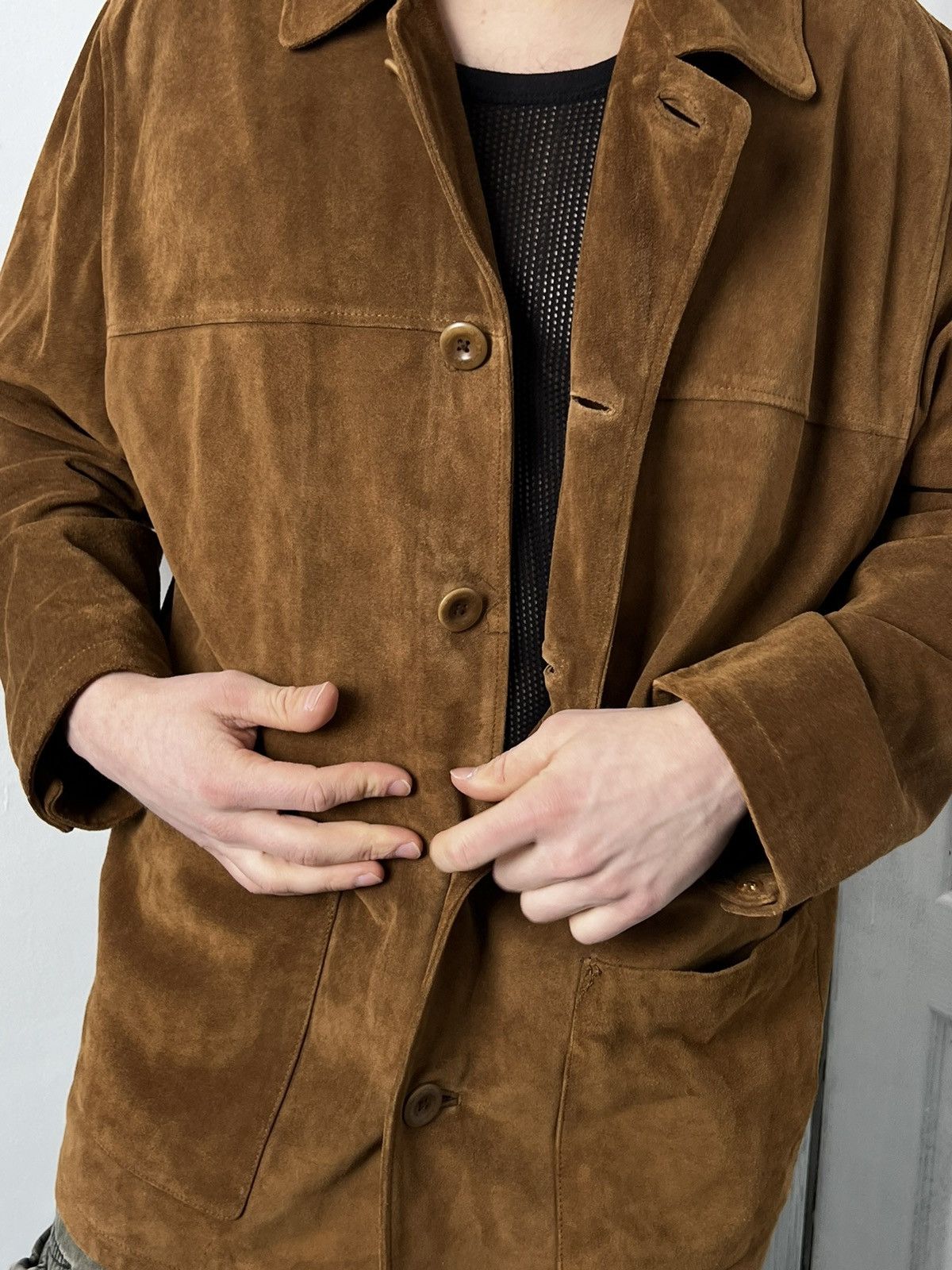 Timberland × Vintage Timberland vintage leather jacket/coat Size US M / EU 48-50 / 2 - 4 Thumbnail