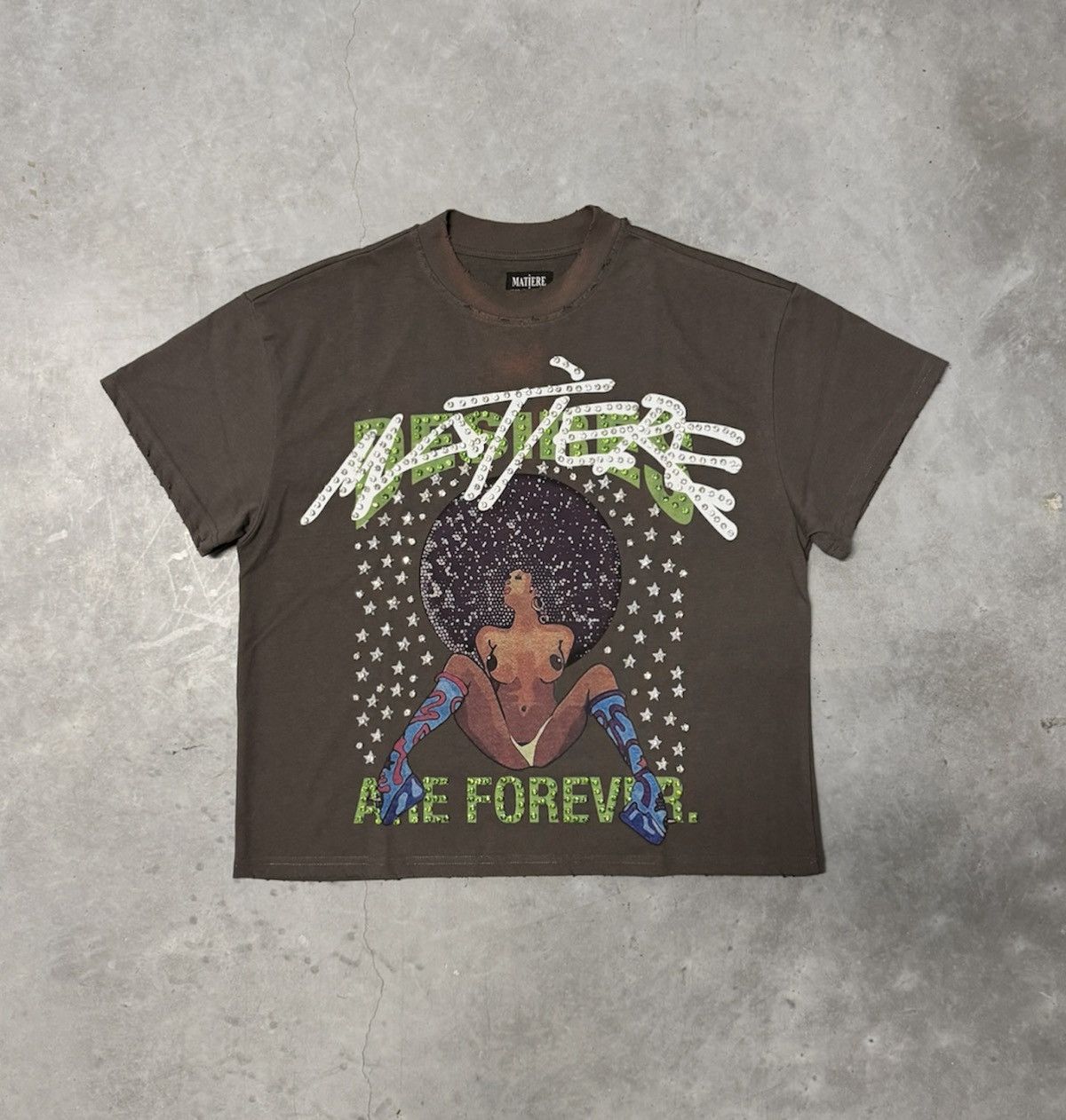 Matiere De Desirs Bottega Desires Afrogirl Tee Grey