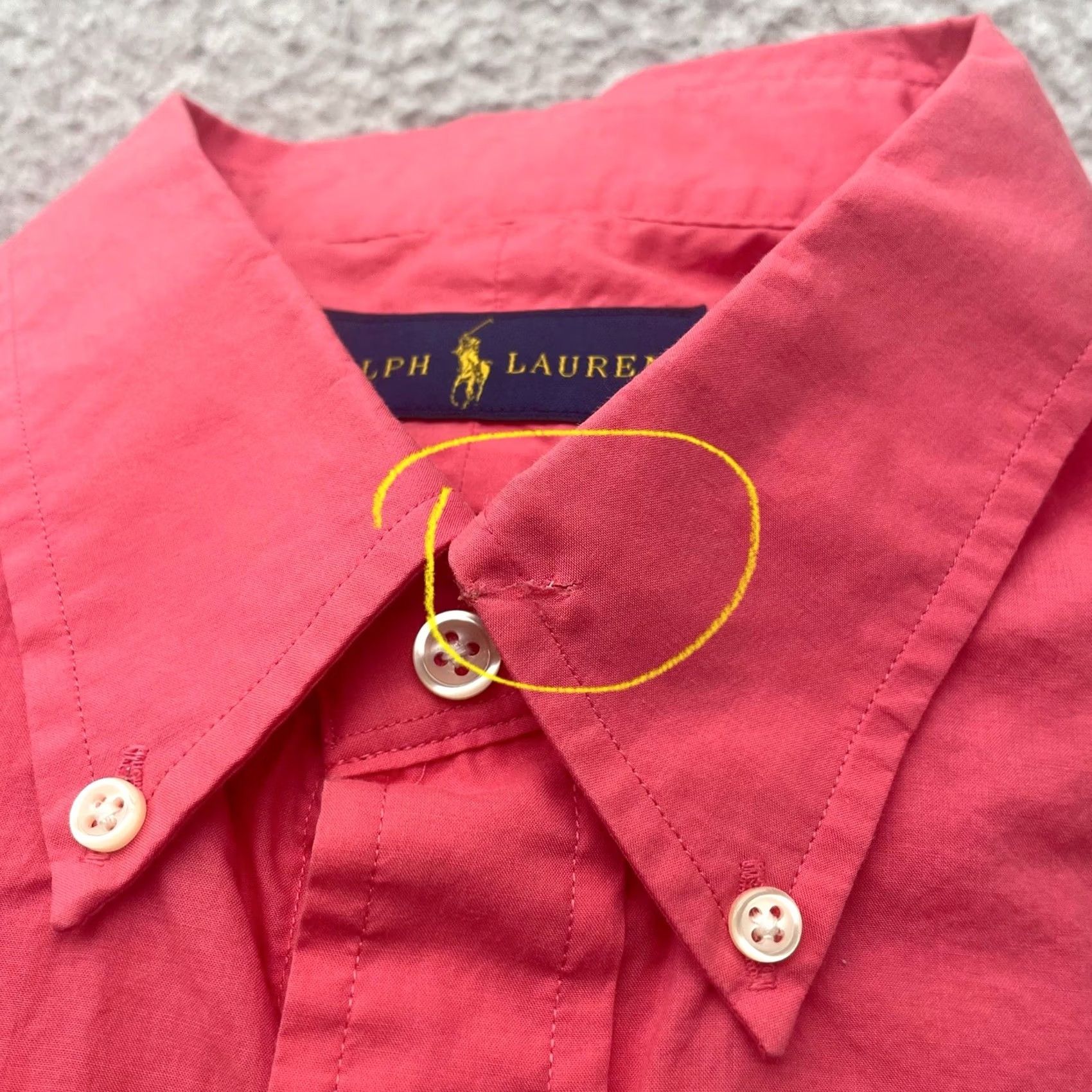 Ralph Lauren Ralph Lauren Shirt Mens Large L Red Lightweight Button Up Long Sleeve Preppy Size US L / EU 52-54 / 3 - 5 Thumbnail