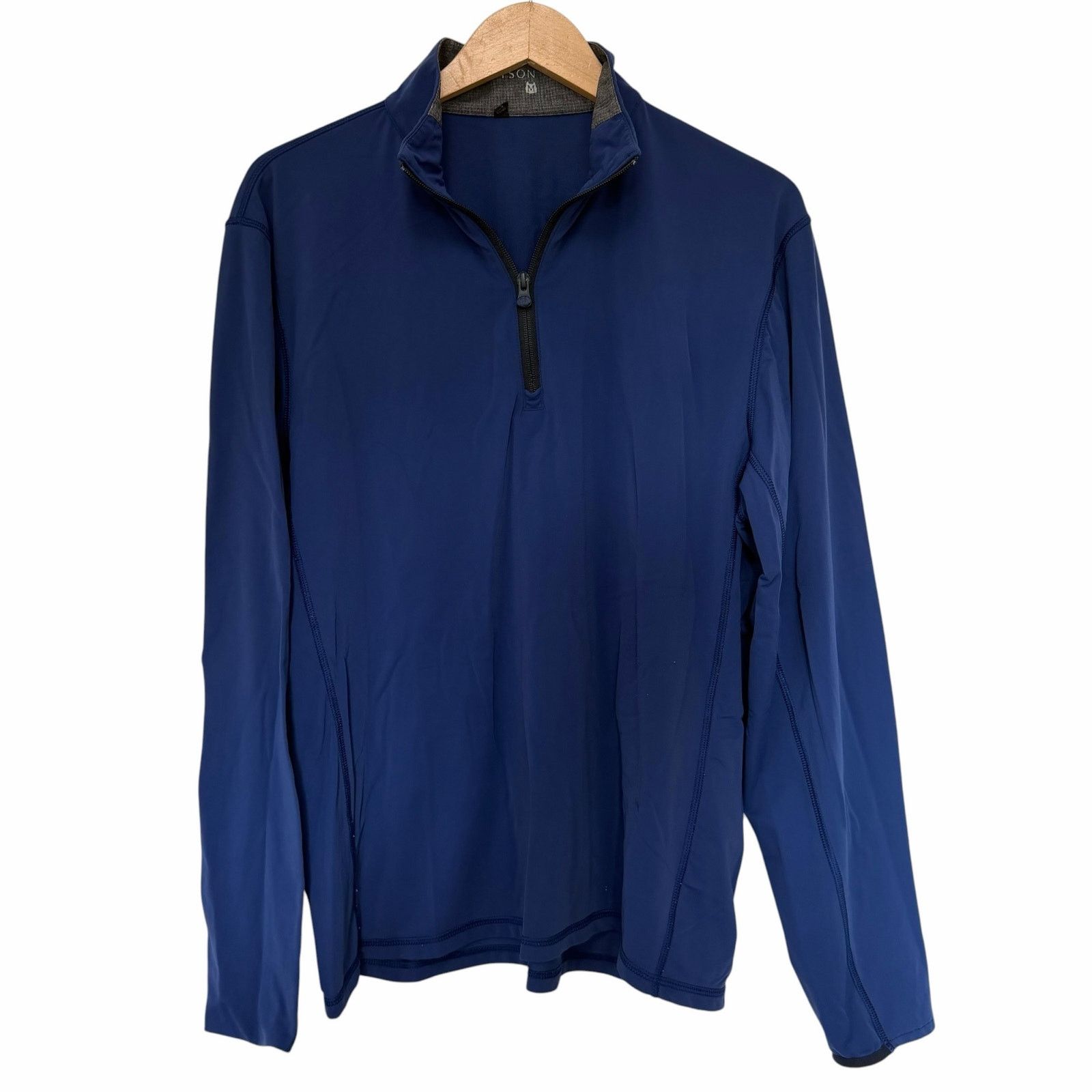 Other Greyson Maltese Blue Tate Mock Neck Quarter Zip Pullover M Size US M / EU 48-50 / 2 - 2 Thumbnail