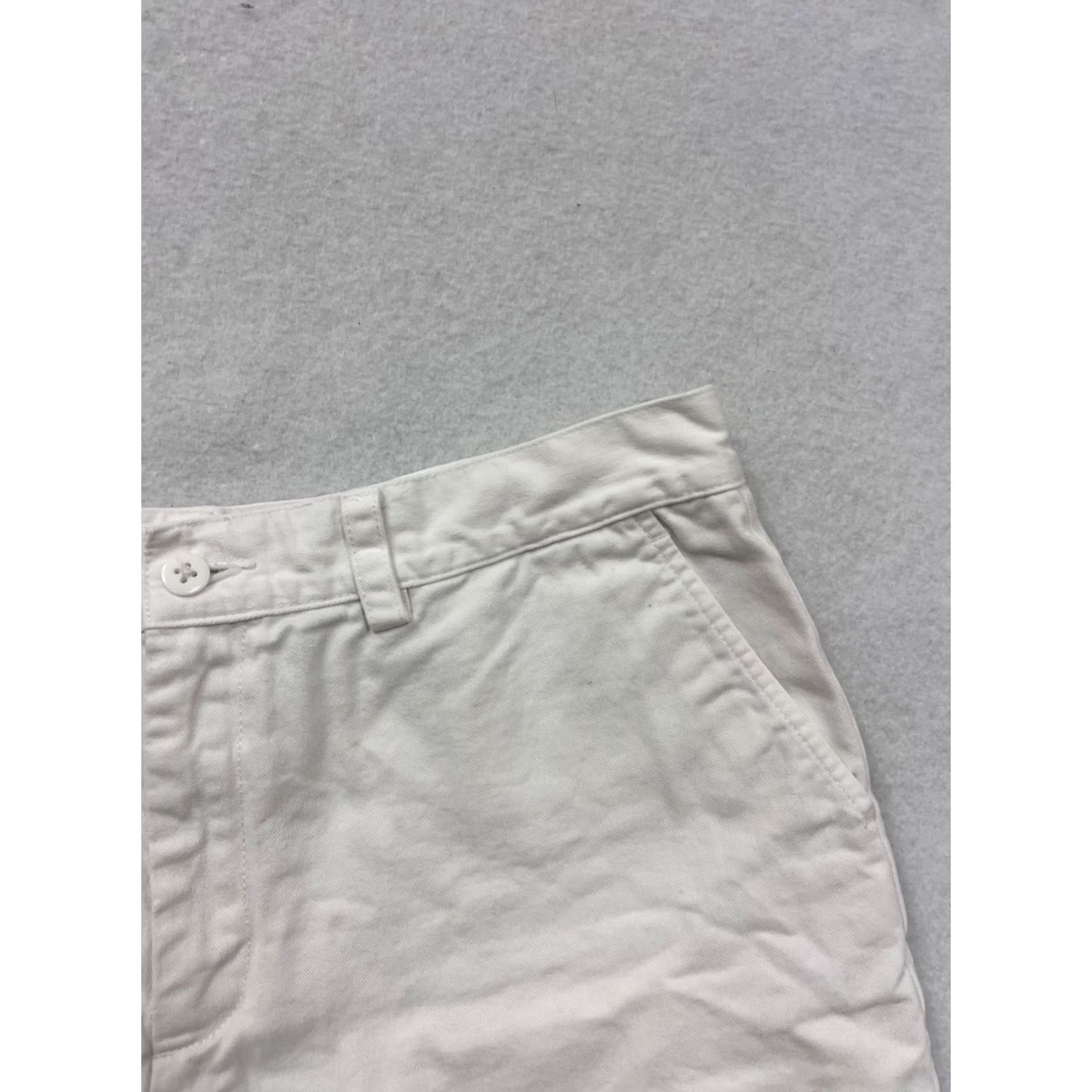 Polo Ralph Lauren Ralph Lauren Sport Womens White Cotton Shorts Size 8 #8251 Size 30" / US 8 / IT 44 - 5 Thumbnail