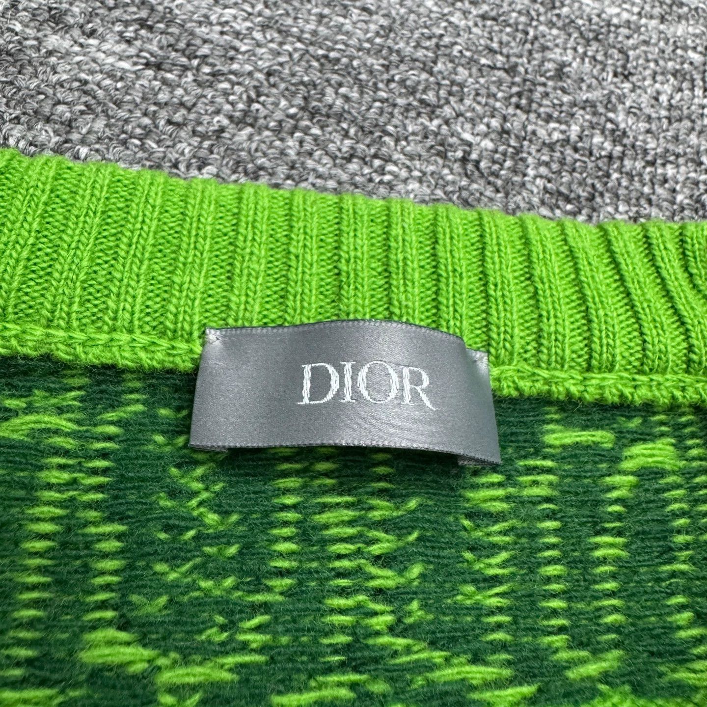 Dior Dior x Stussy Color Stripe Monogram Wool Sweater Size S Size US S / EU 44-46 / 1 - 2 Thumbnail