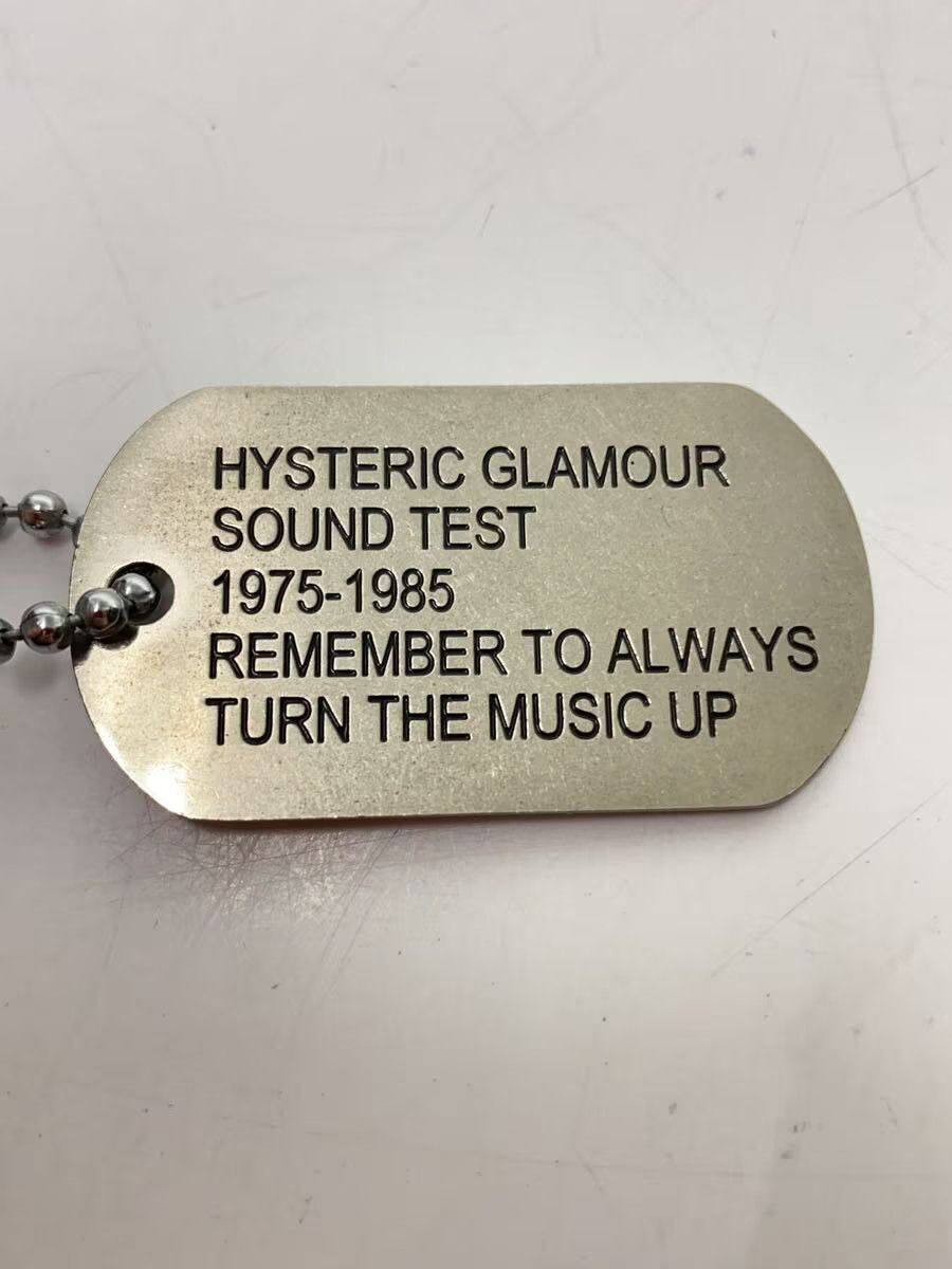 Hysteric Glamour Girl Logo Dog Tag Necklace Size ONE SIZE - 5 Thumbnail