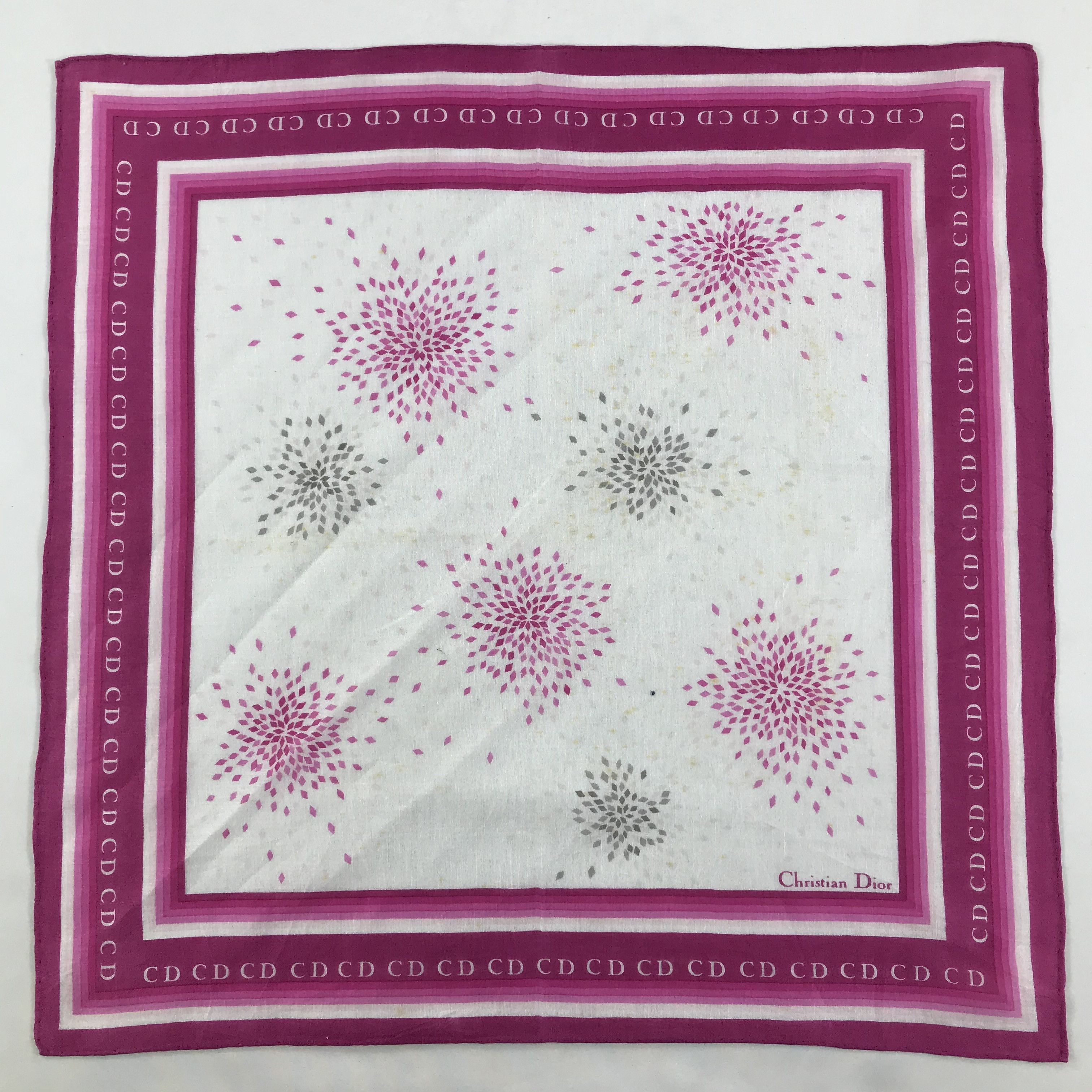 Vintage Christian Dior Neckerchief / Bandana / Handkerchief Size ONE SIZE - 3 Thumbnail