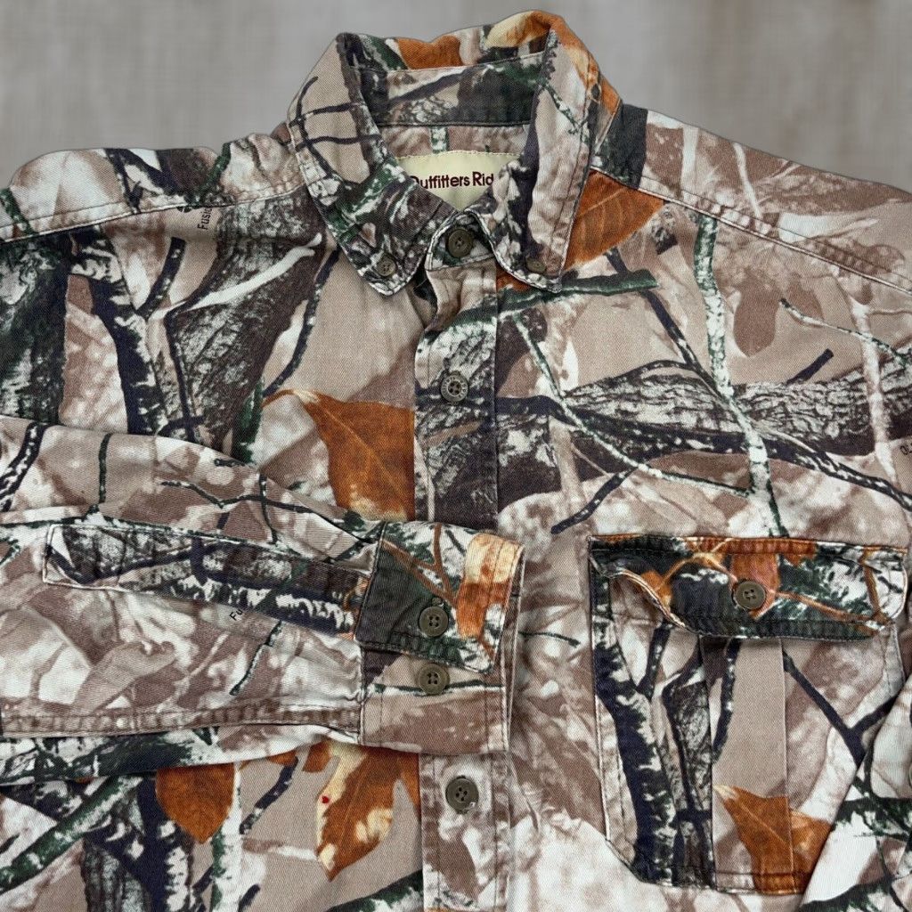 Denime Outfitters Ridge Button-Up Shirt Men M Denim Camouflage Brown Vintage? No, Small Business Casual Workwear 3D Camo VTG Y2K Size US M / EU 48-50 / 2 - 1 Thumbnail