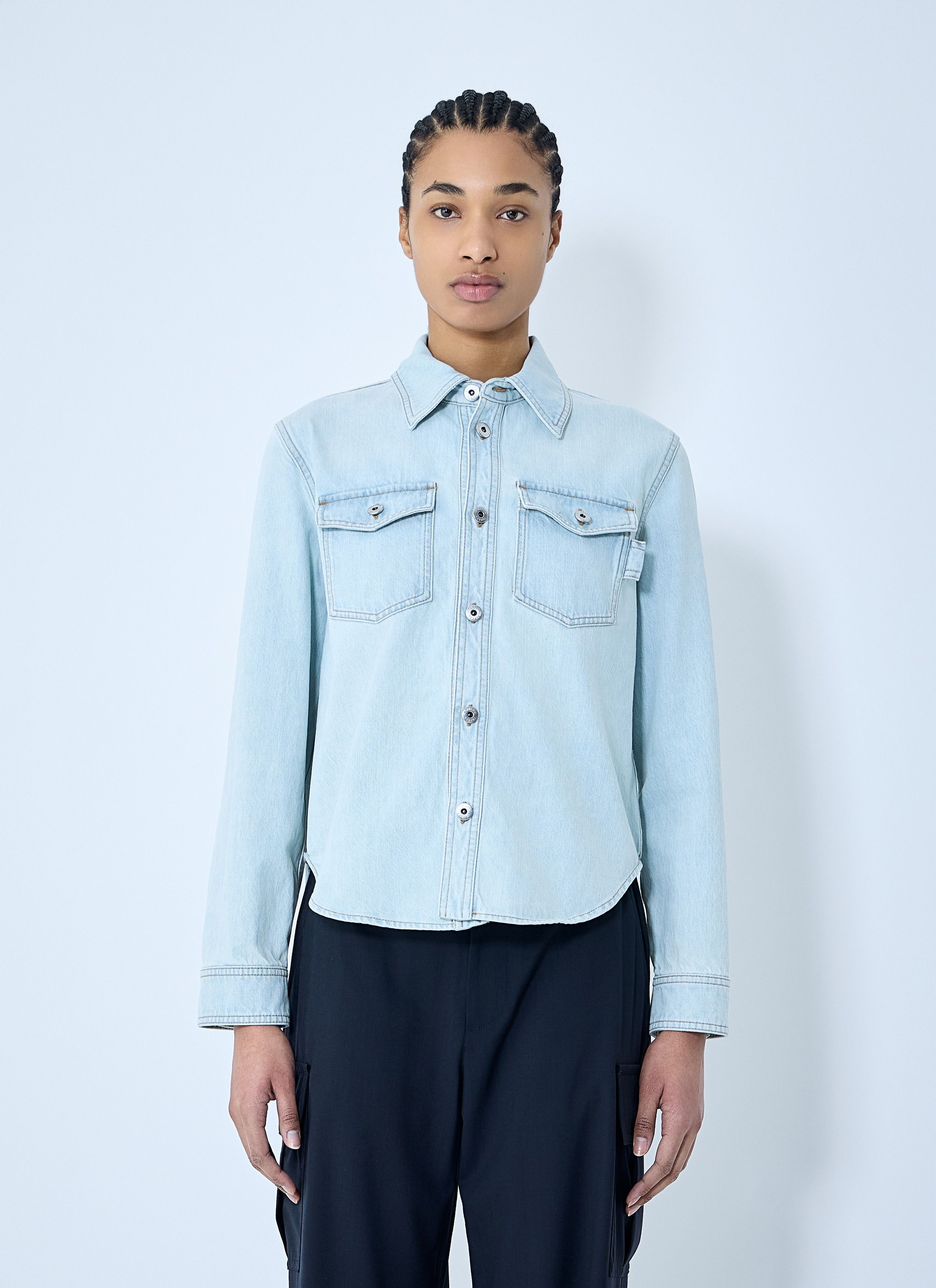 Bottega Veneta Extra Bleach Denim Shirt Size M / US 6-8 / IT 42-44 - 1 Thumbnail