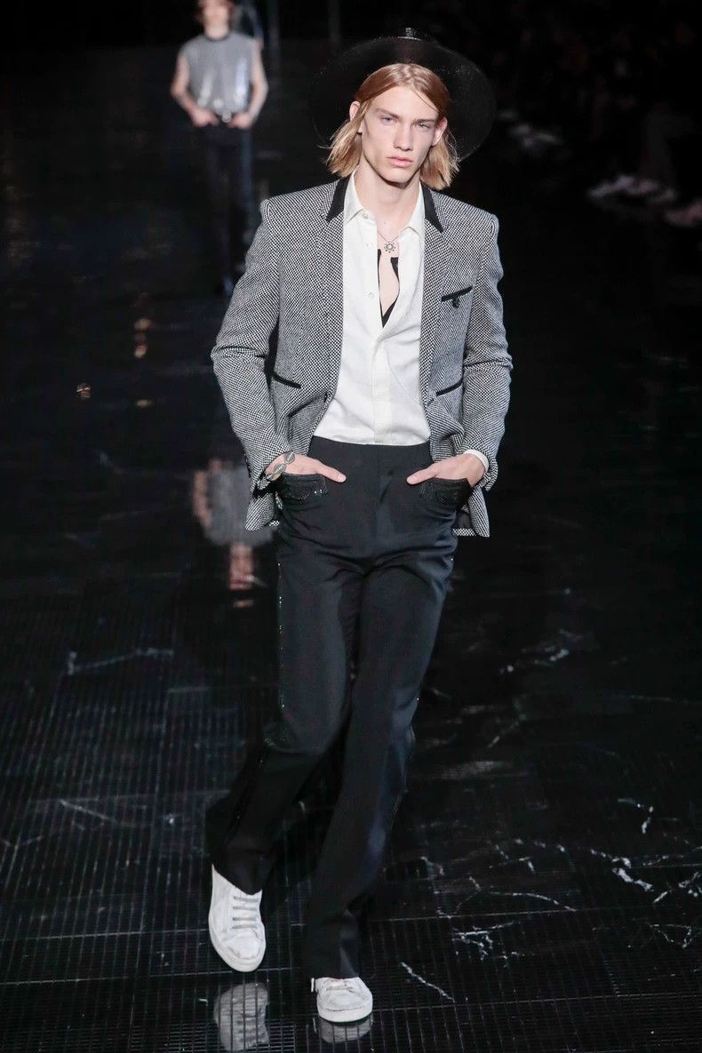 Saint Laurent Paris Saint Laurent SLP Wool Checked Blazer- Size US L / EU 52-54 / 3 - 7 Thumbnail