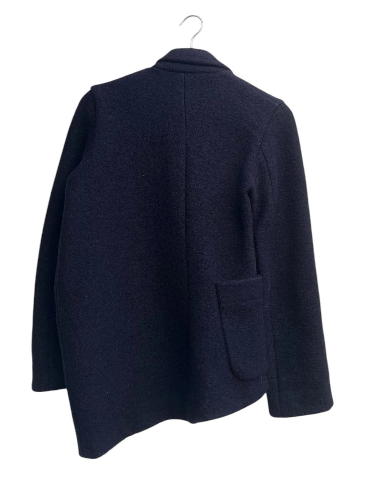 Designer × Issey Miyake Yoshi Kondo Asymmetrical Cut Wool Jacket Made in France Size S / US 4 / IT 40 - 5 Thumbnail