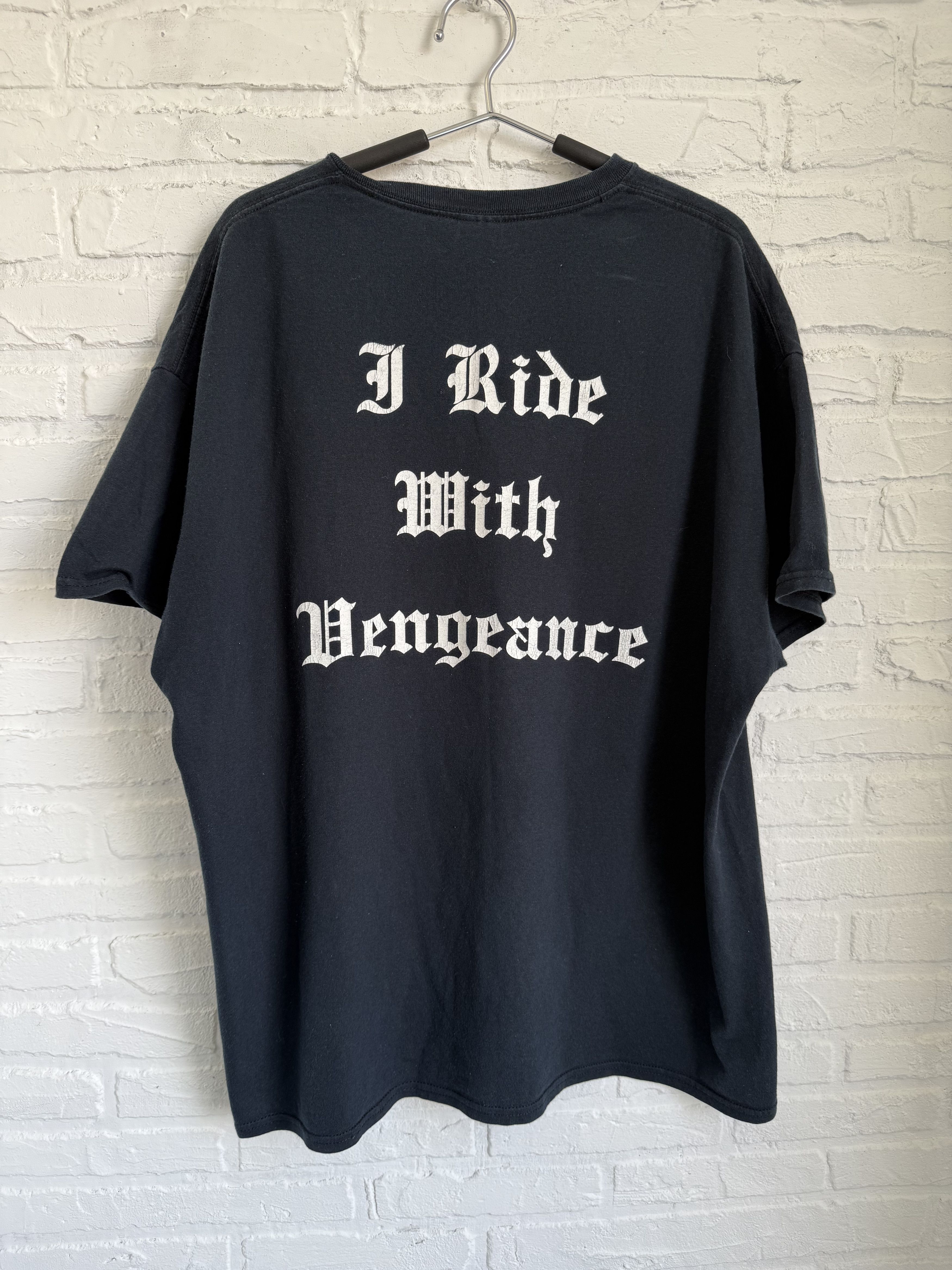 Band Tees × Vintage Vintage 2000s Master Charger I ride with a vengeance tee Size US XL / EU 56 / 4 - 2 Thumbnail
