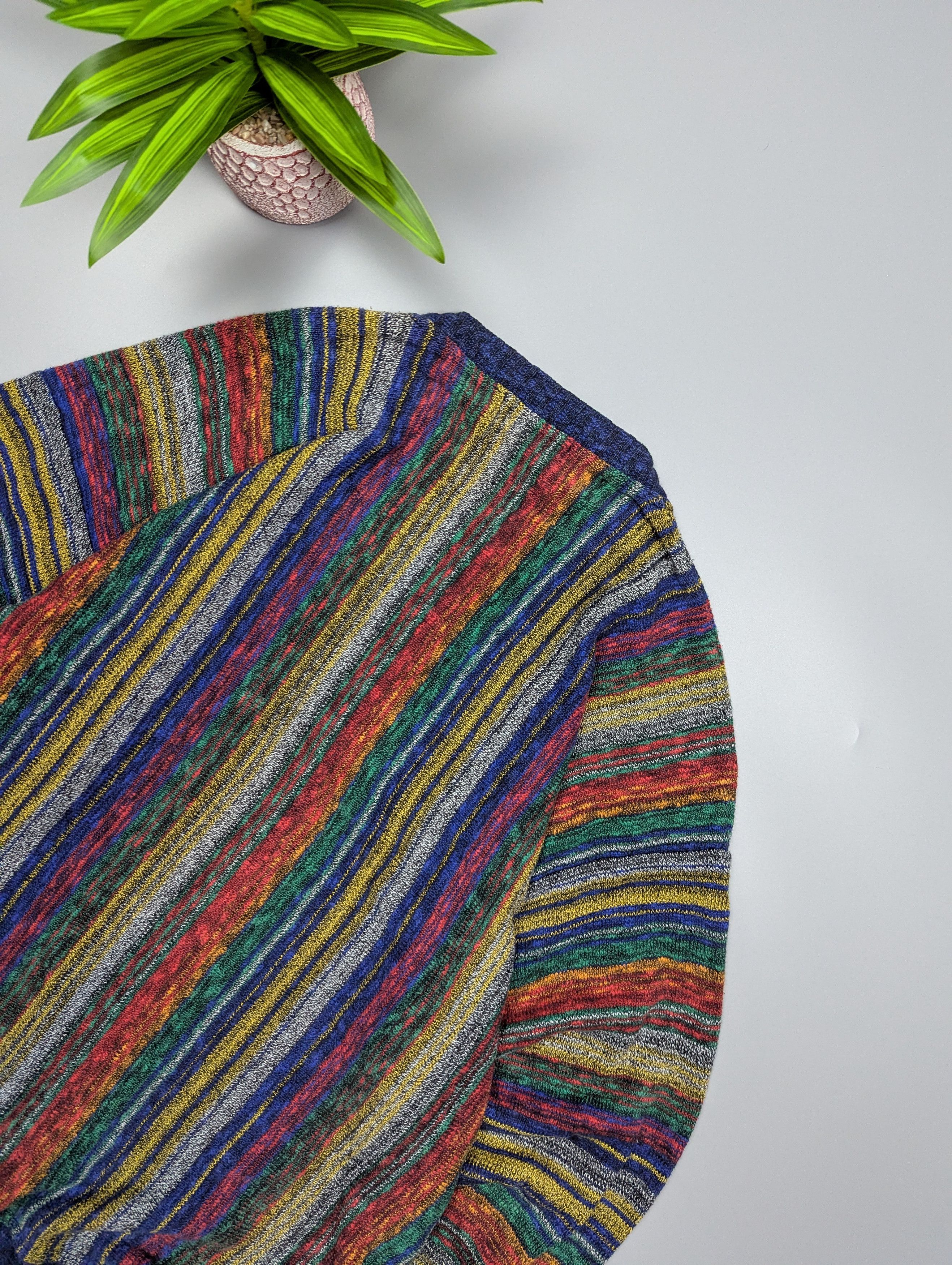 Vintage 90s Coogi Style Textured Sweater Cotton Traders Pullover Size US L / EU 52-54 / 3 - 10 Thumbnail