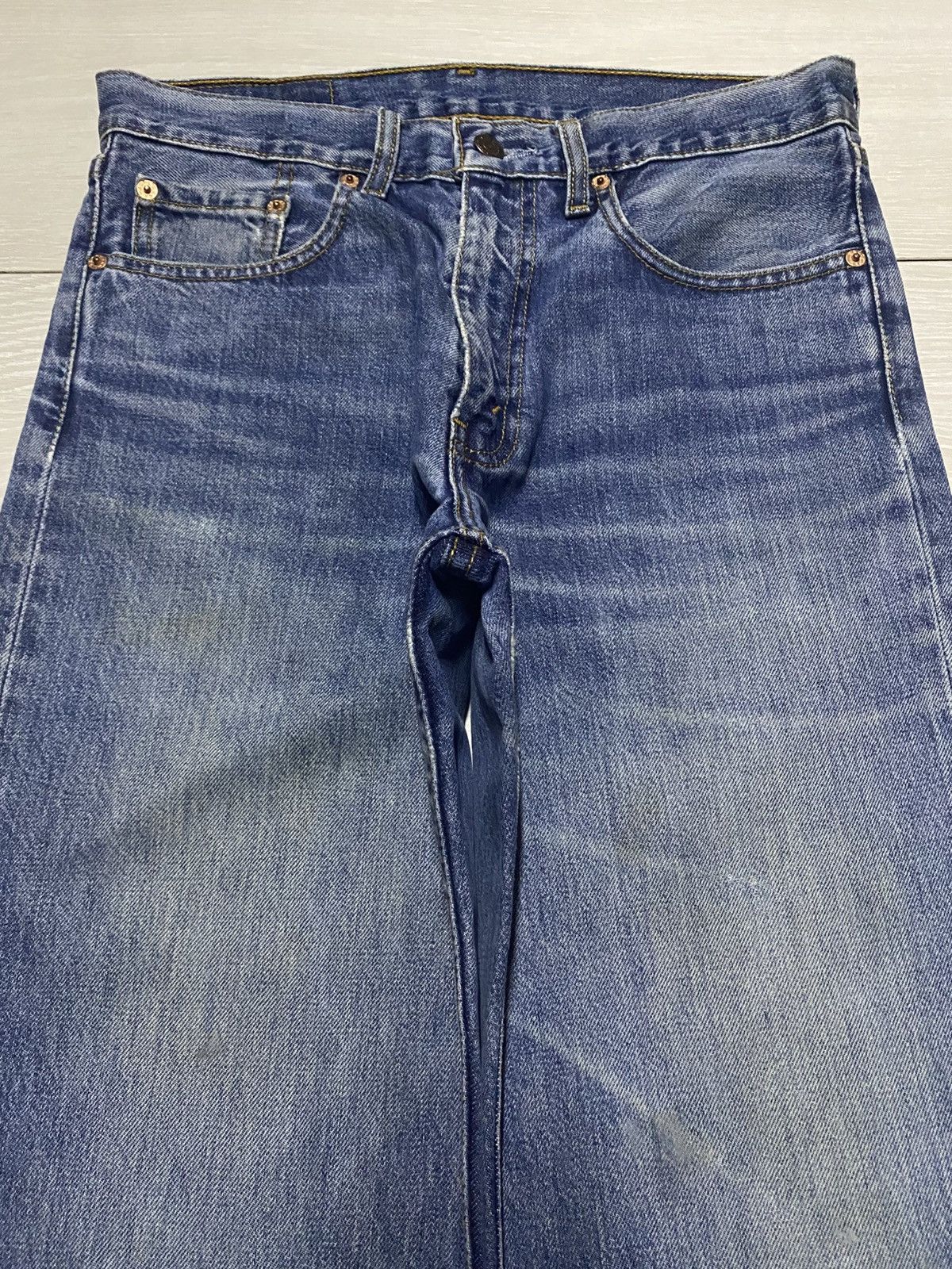 Vintagw Levis 508 90s Faded Wash Distressed Loose Jeans